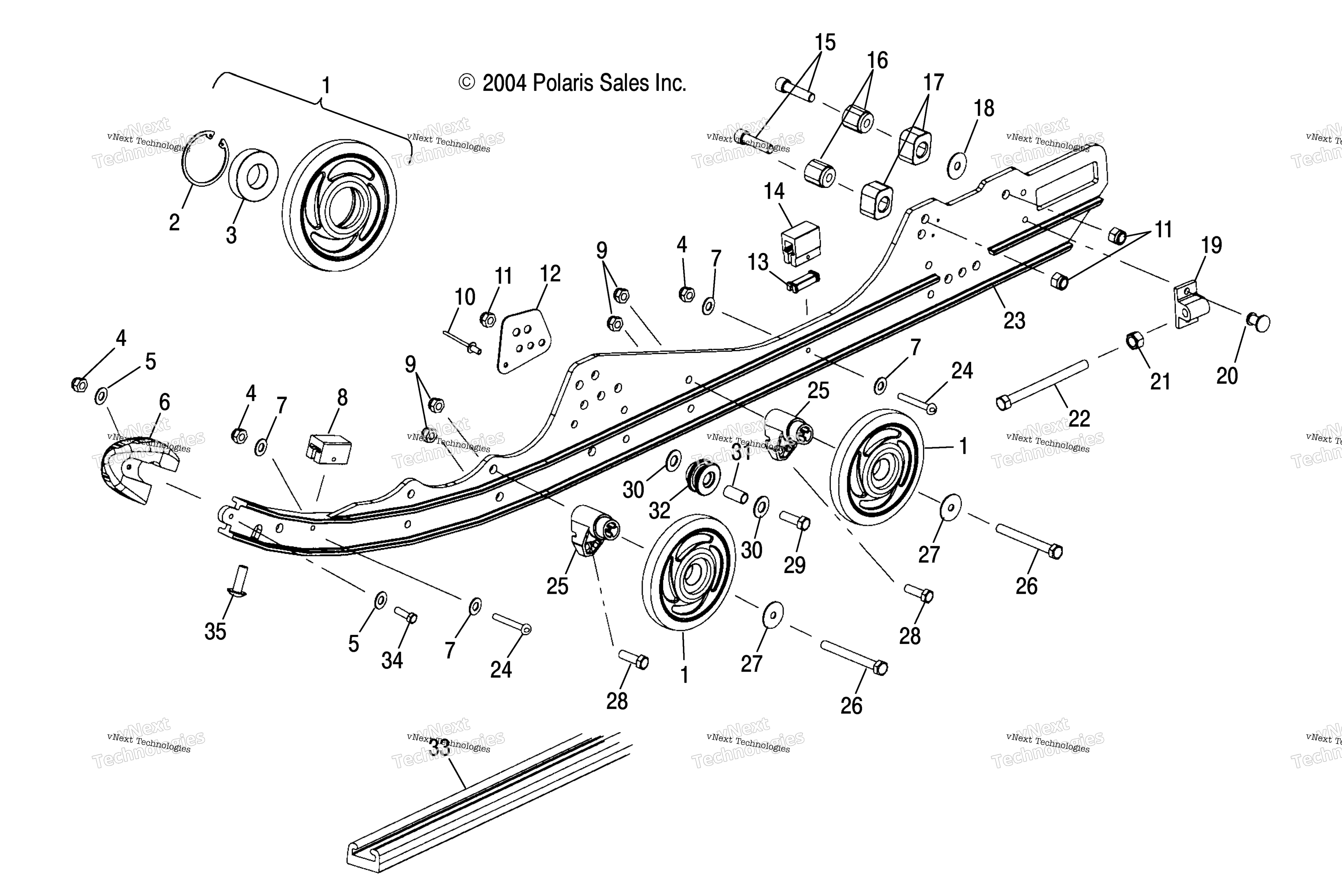Rail крепление S05np5cs / A / B / Np6es / A / B / Na6es / Ee (4992749274B11)