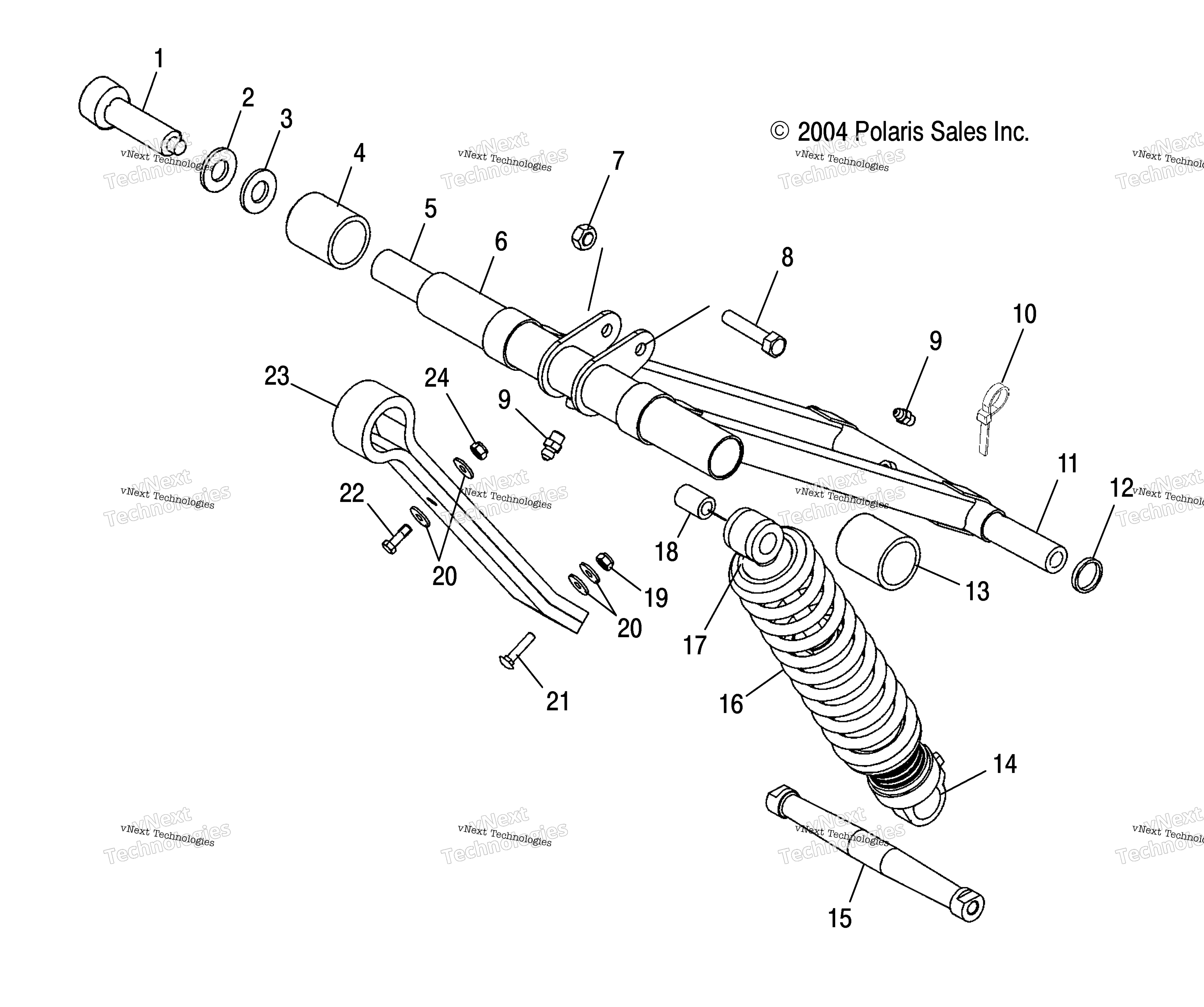 Передняя часть Torque Arm /7Csa/8Cs/8Csa (4993799379C03)