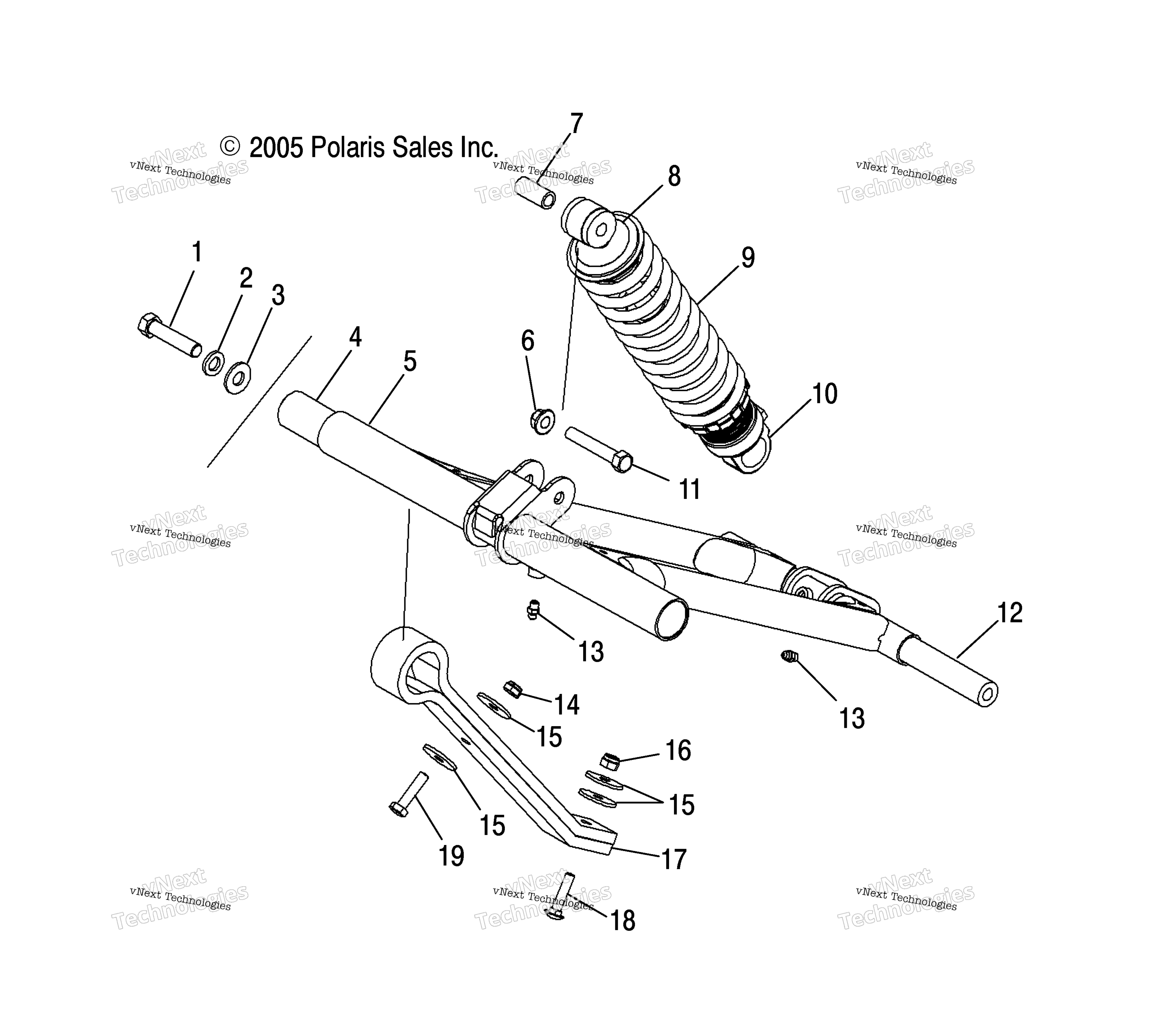 Torque Arm, передний S06me6fs (4997139713C03)