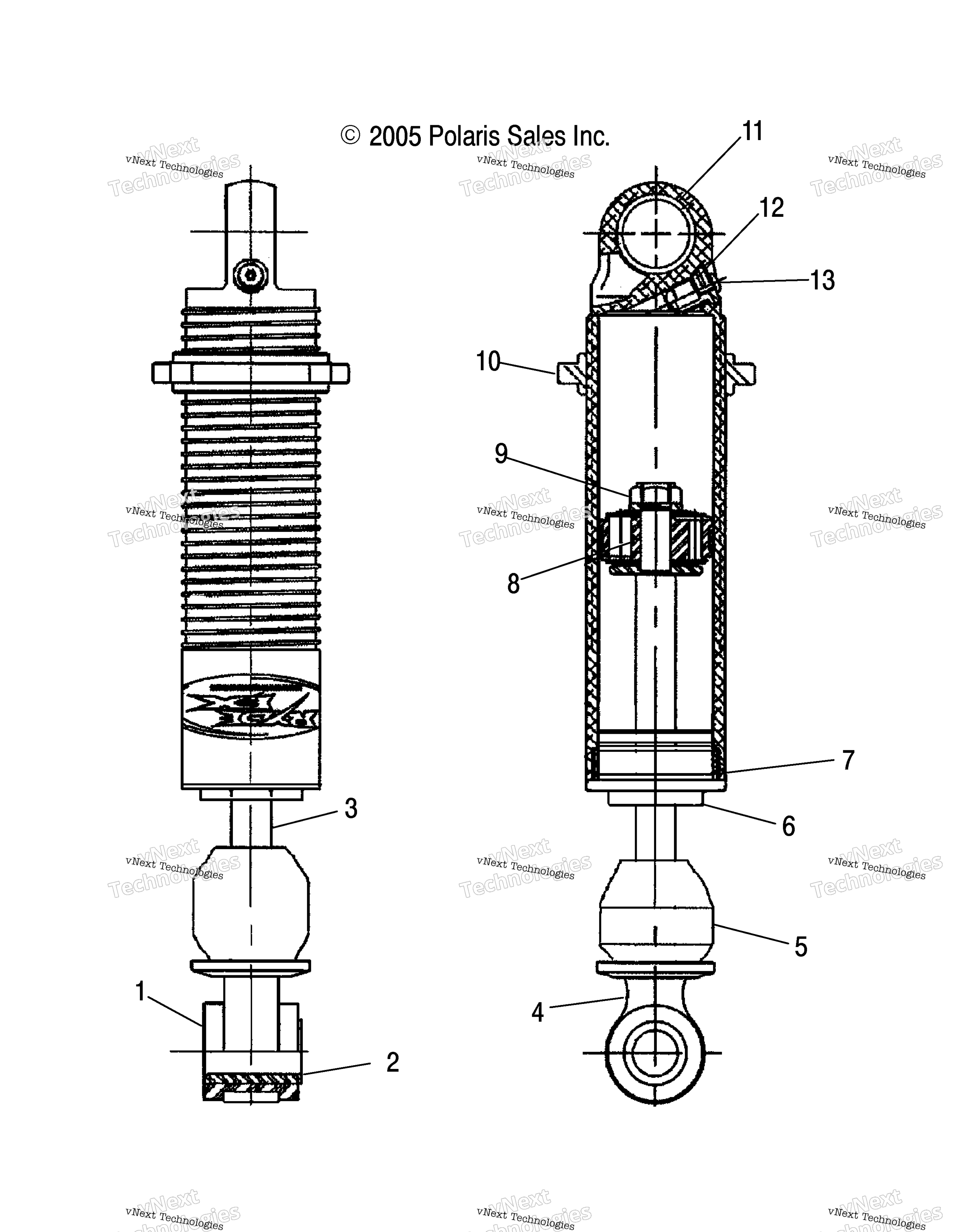 Shock, задний Track / Nt5bsa (4997319731B12)
