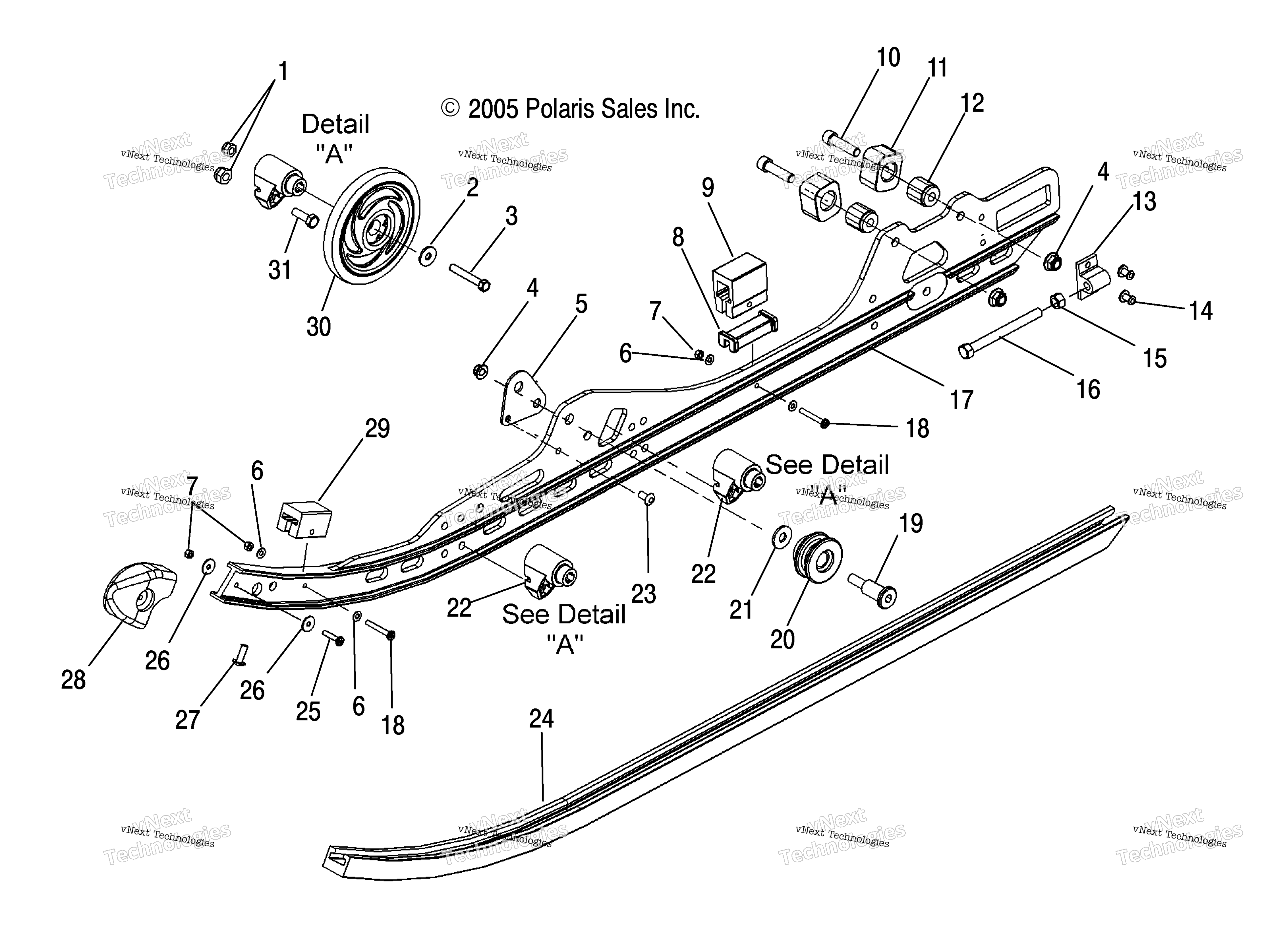 Rail узел / Hsa / Hsb / Mp8ds / Dsa / Dsb (4997159715B11)