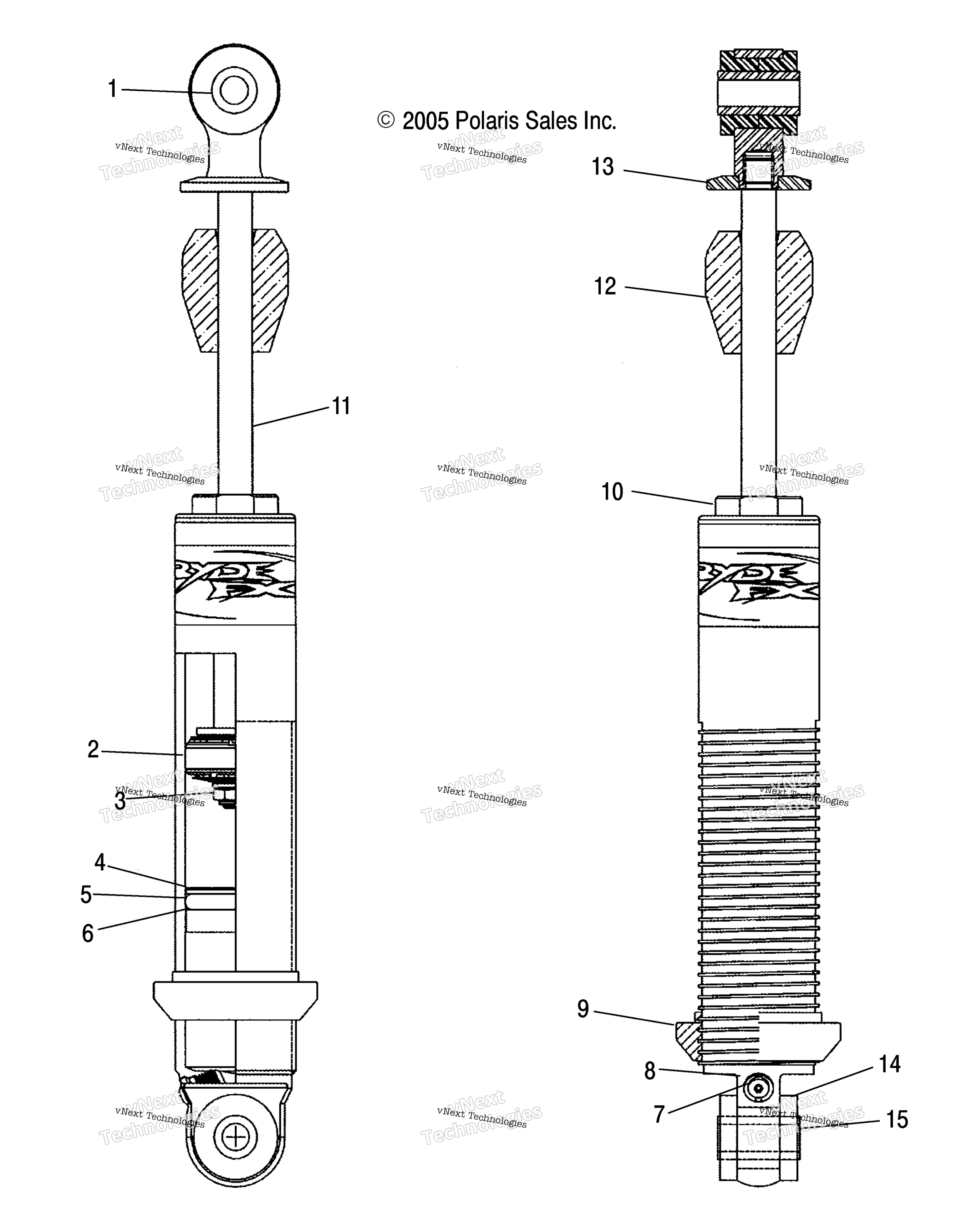 Shock, Ifs / Hsa / Hsb / Mp8ds / Dsa / Dsb (4997159715D01)