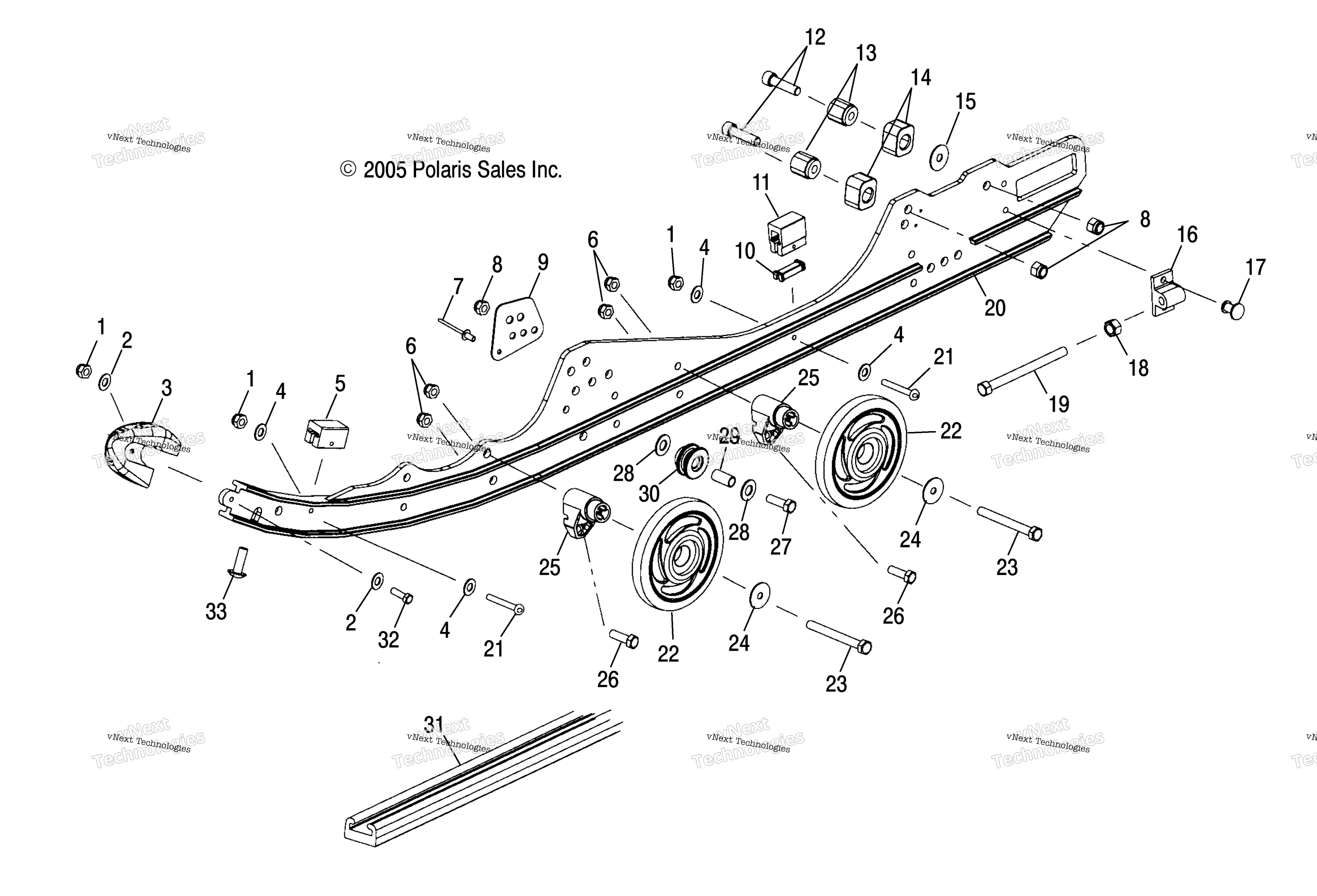 Rail крепление / Ne5bsb (4997239723B05)