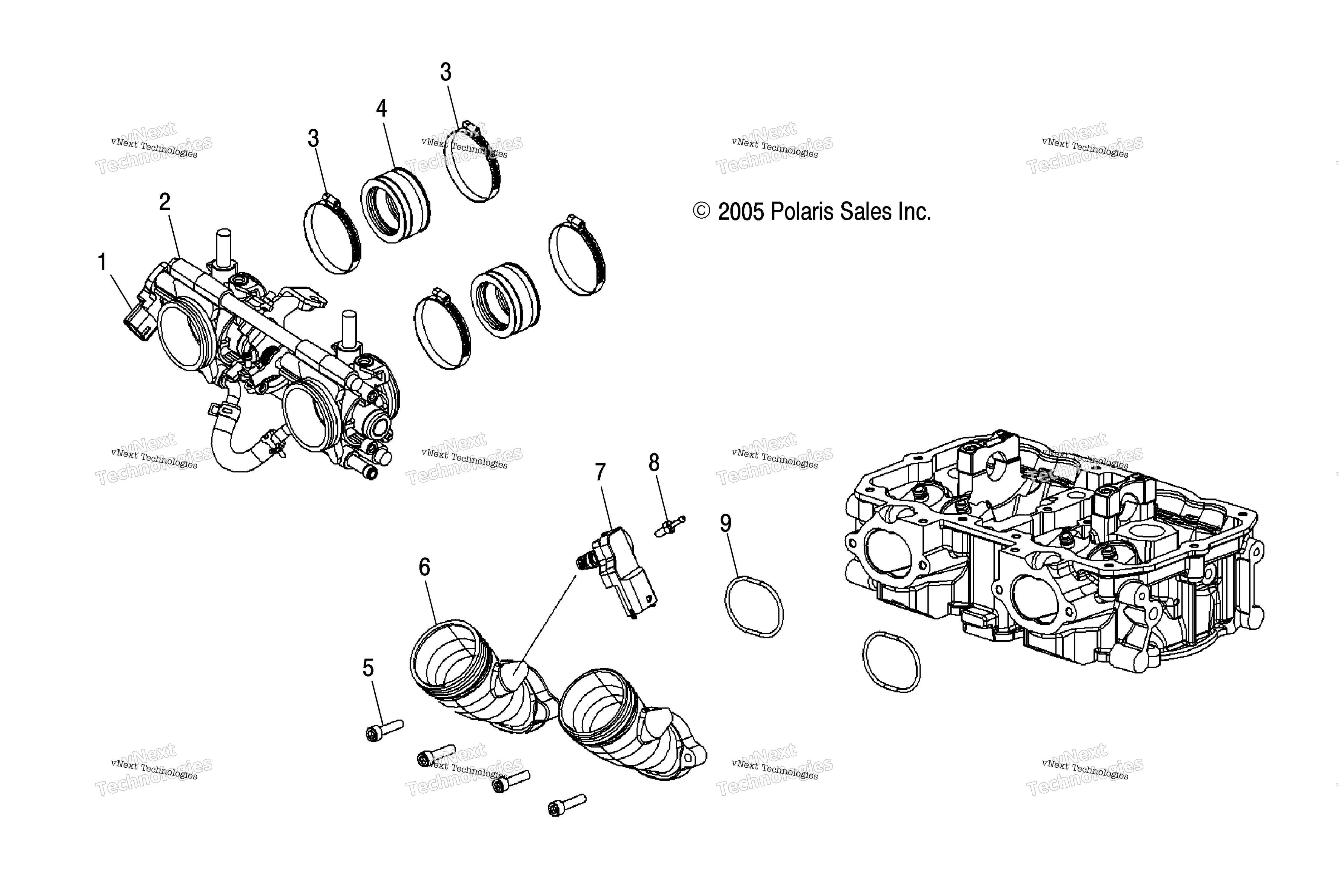 Дроссель Body/Intake Manifold S06pt7fs (4997519751D13)