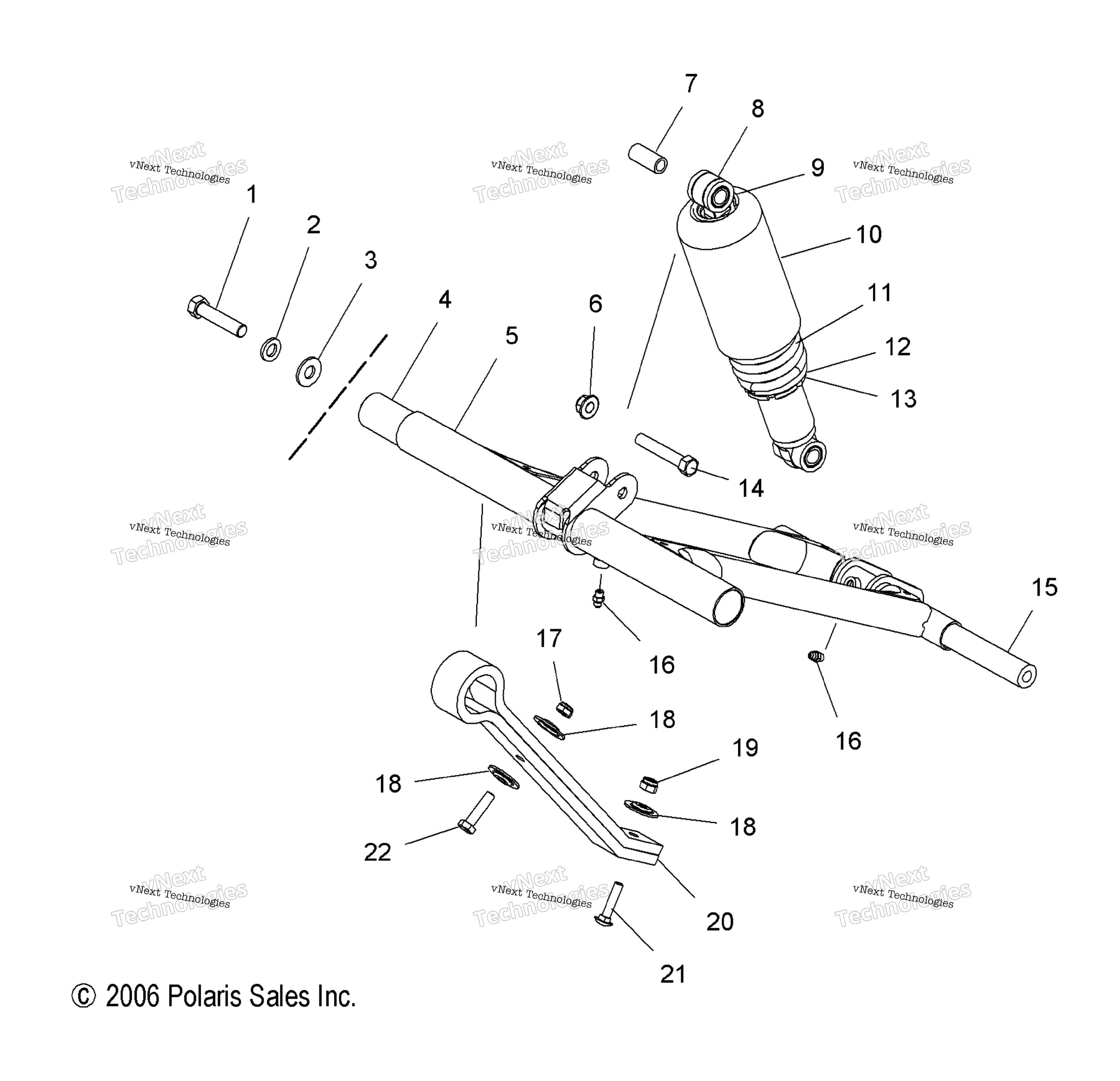 Torque Arm, передний (Iq Lx) S07pd6hs / He (49Snowftafstiq)