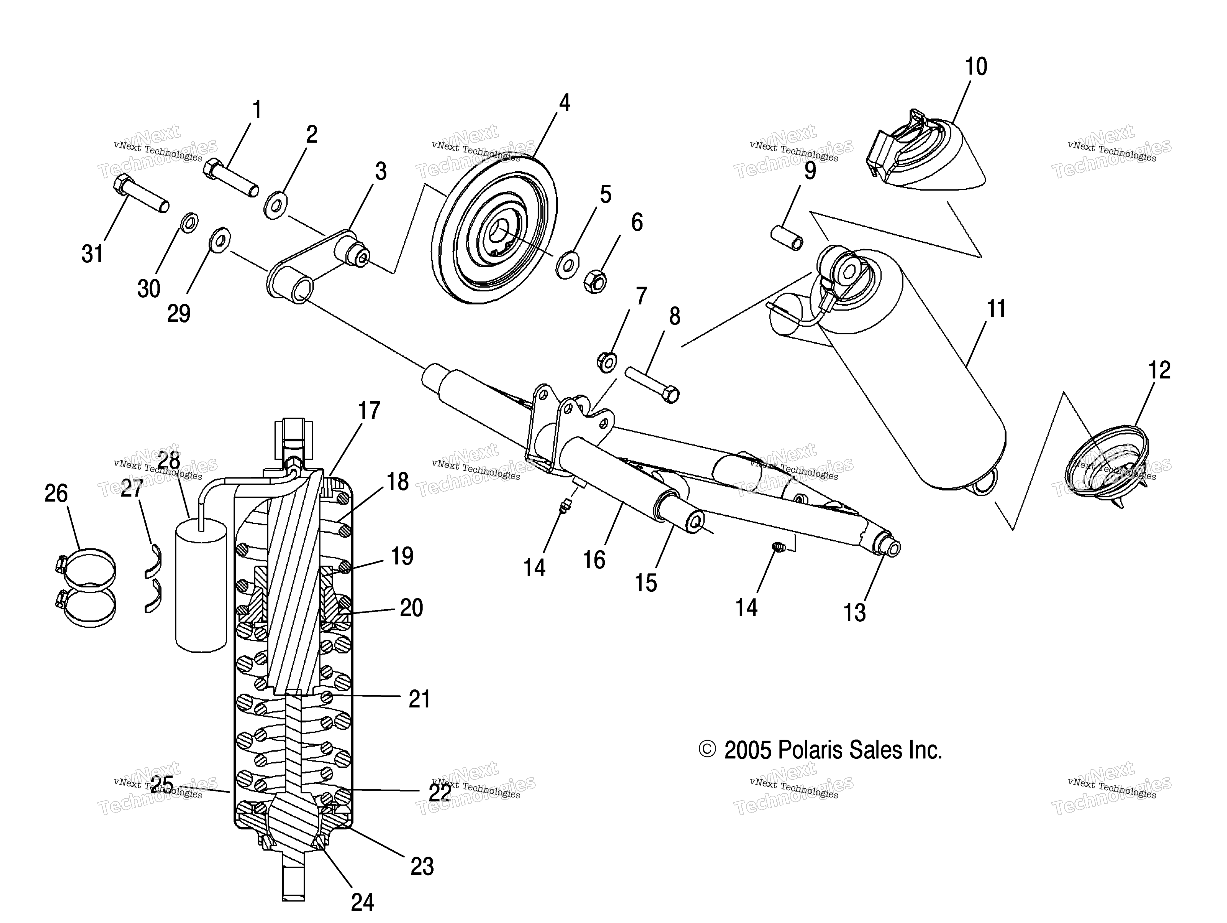 Torque Arm, задний (Iq Lx) S07pd6hs / He (4997159715C02)