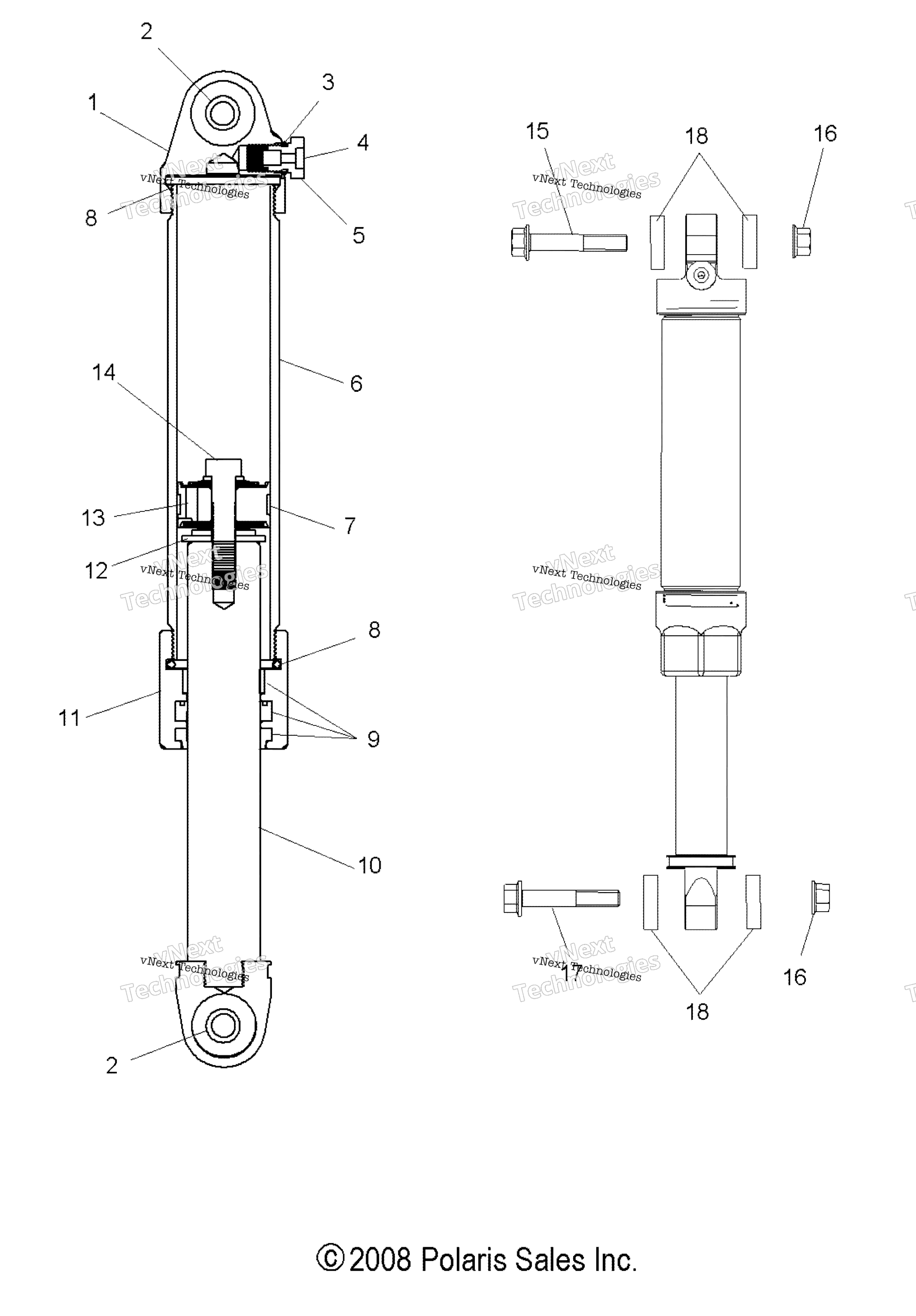 Suspension, Shock, Ifs (Dragon Rmk) S09pg8 / Ph8 All Options (49Snowshockifs)