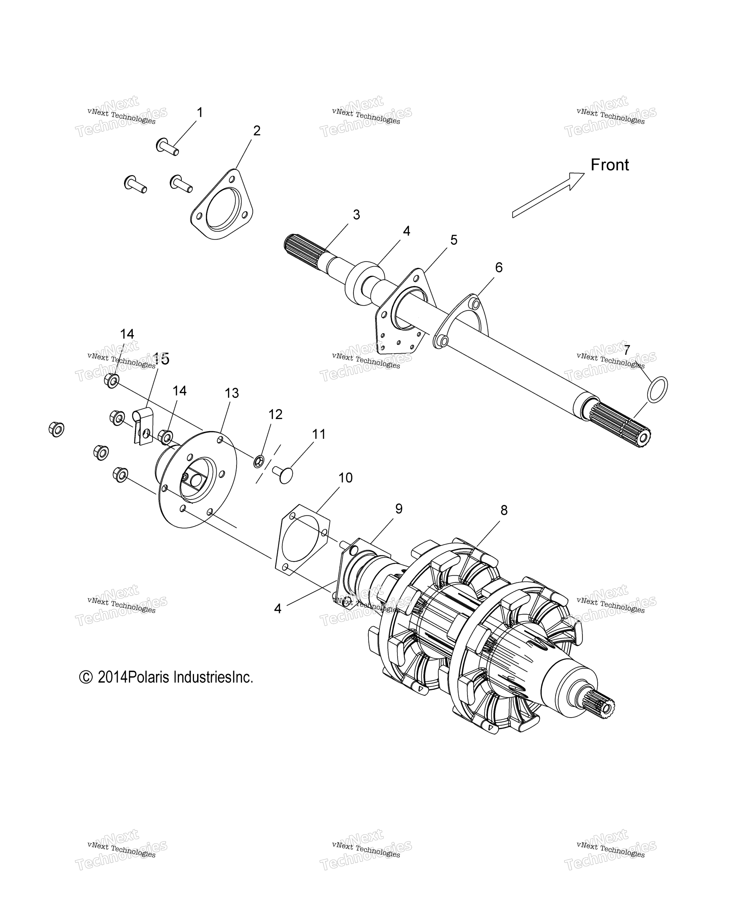 Привод Train, Jackshaft & Driveshaft