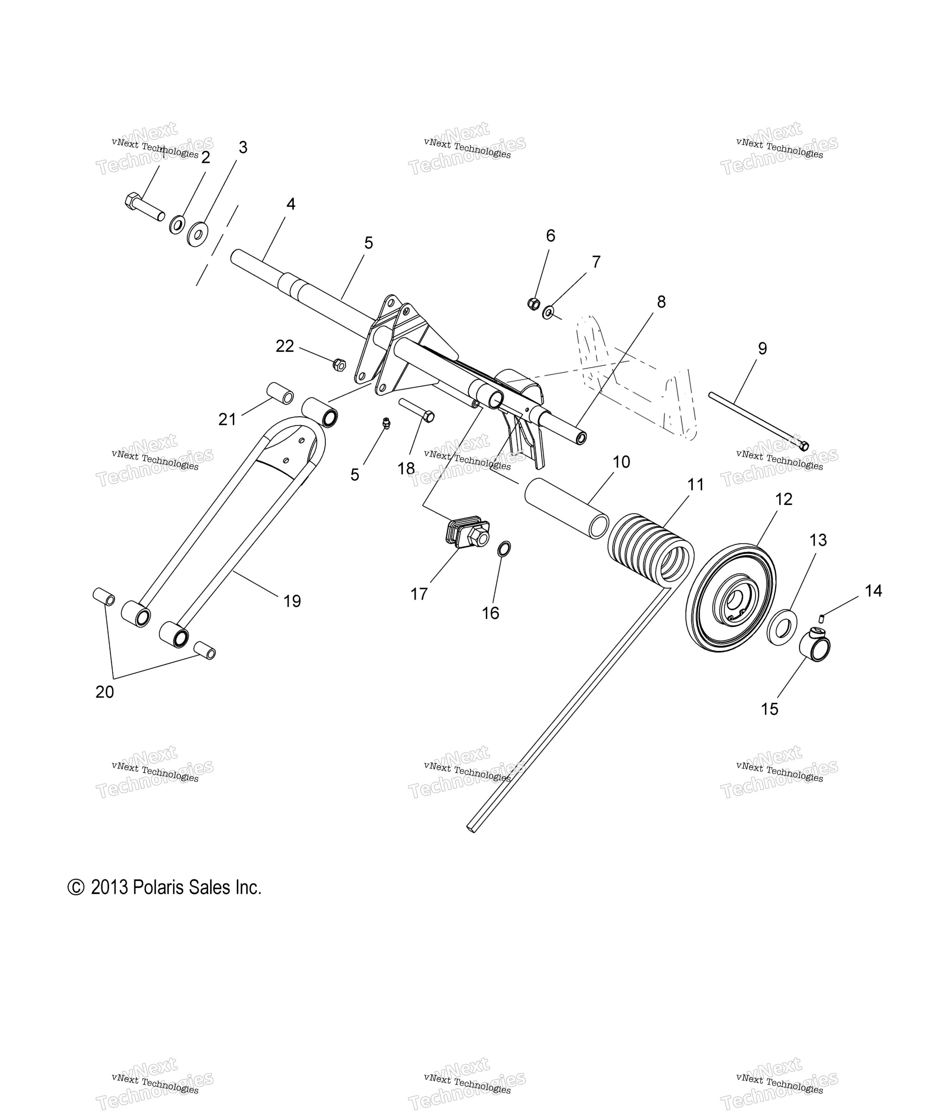 Suspension, Torque Arm, задний S15ck6 All Options (49Snowtorquerear14600rmk)