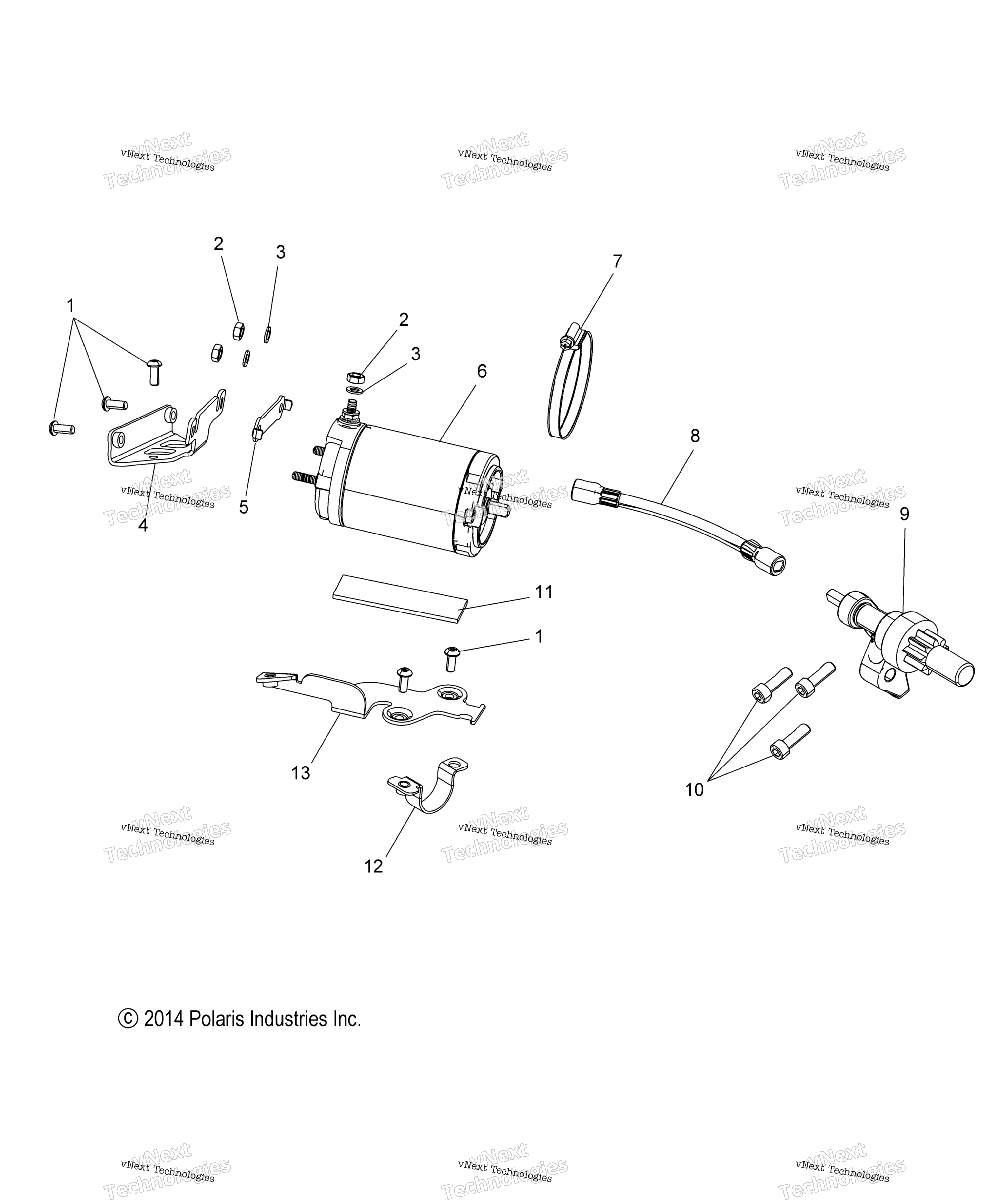 Двигатель, стартер Motor All Options
