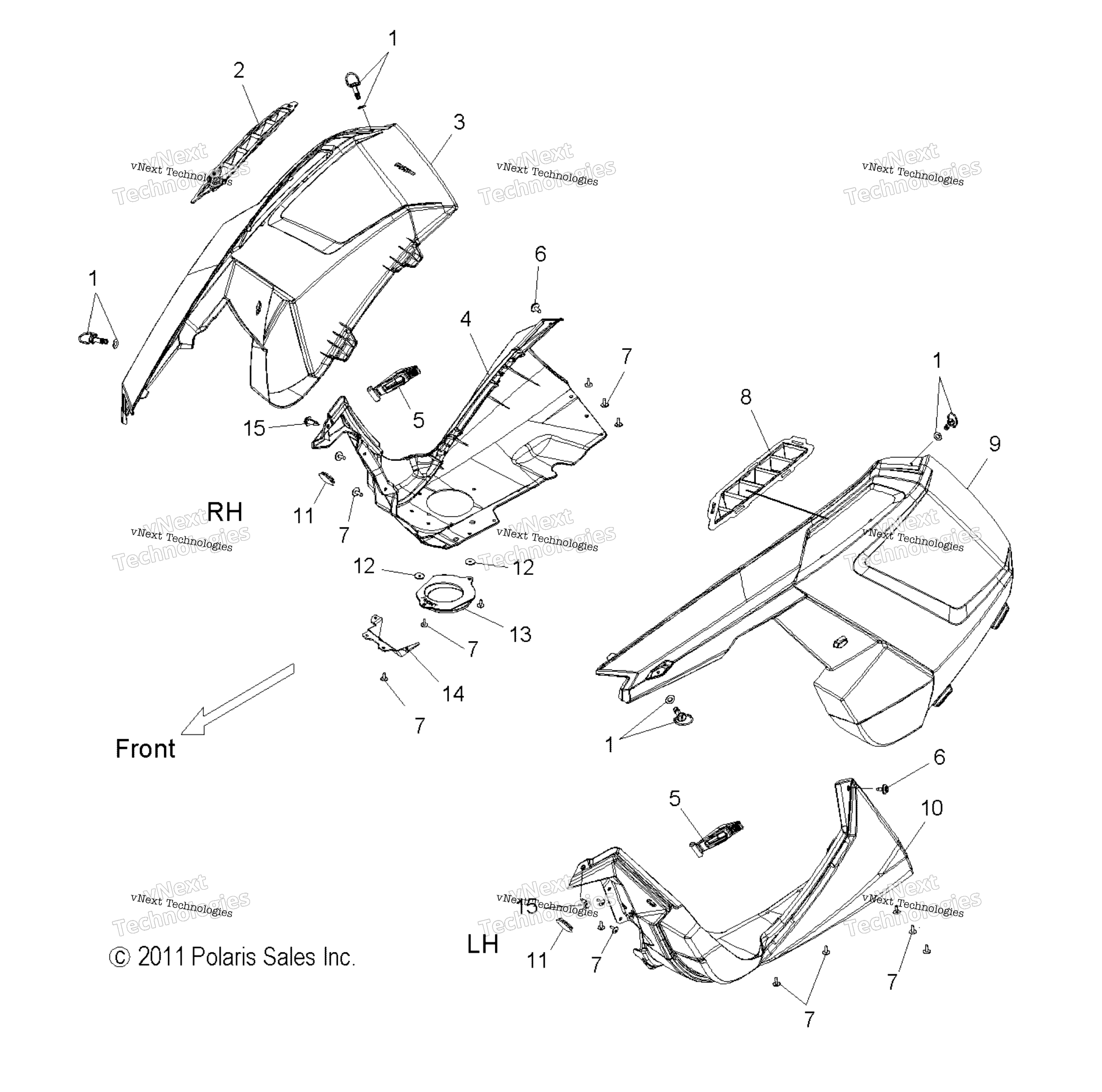 Body, Fenders & Side Panels All опции