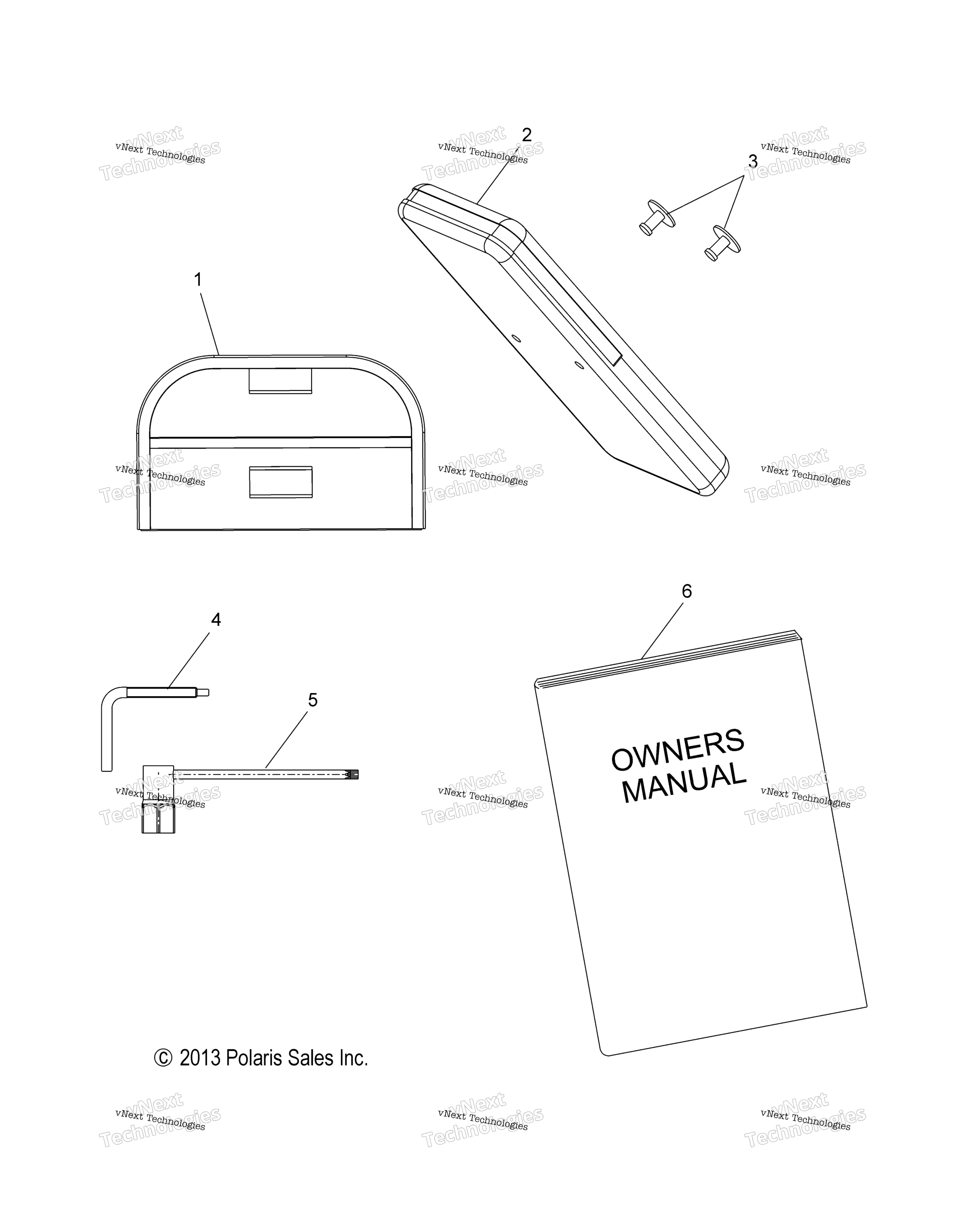 Tools, инструмент комплект & Owners Manual