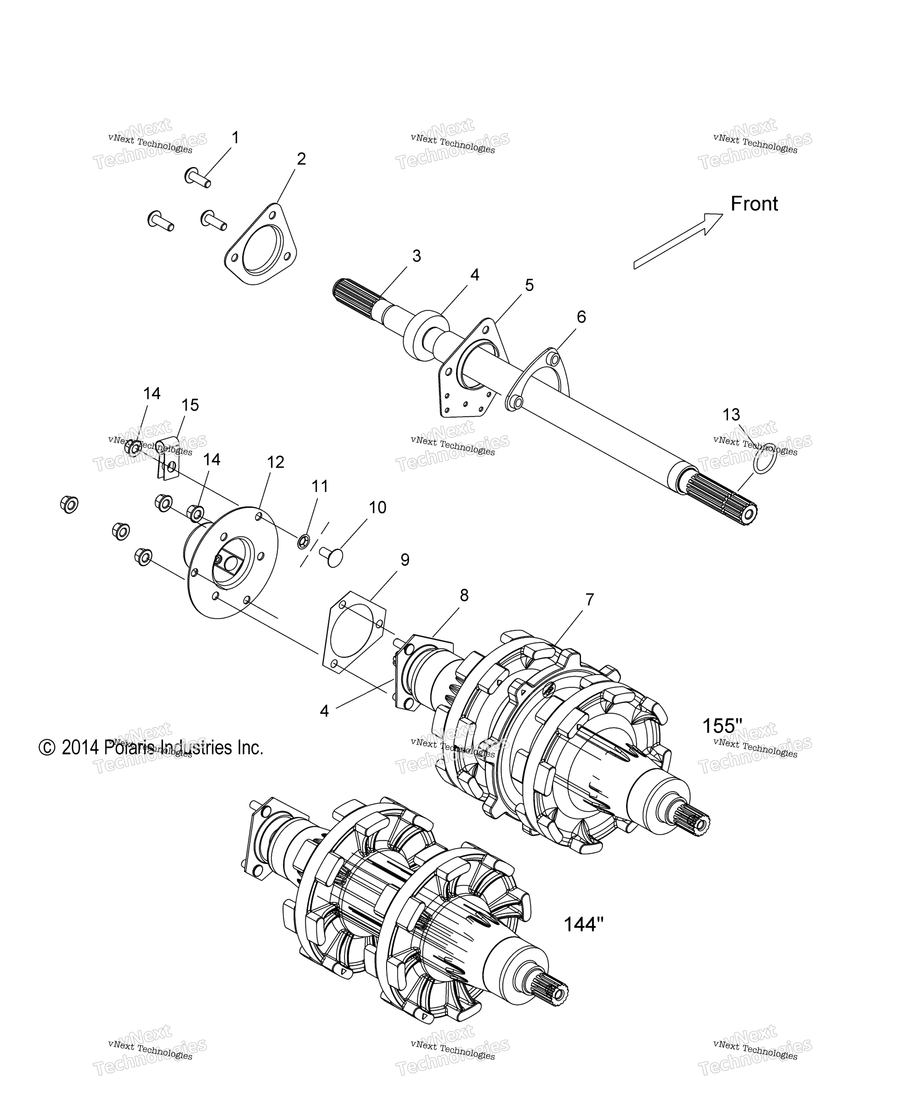 Привод Train, Jackshaft & Driveshaft All Options