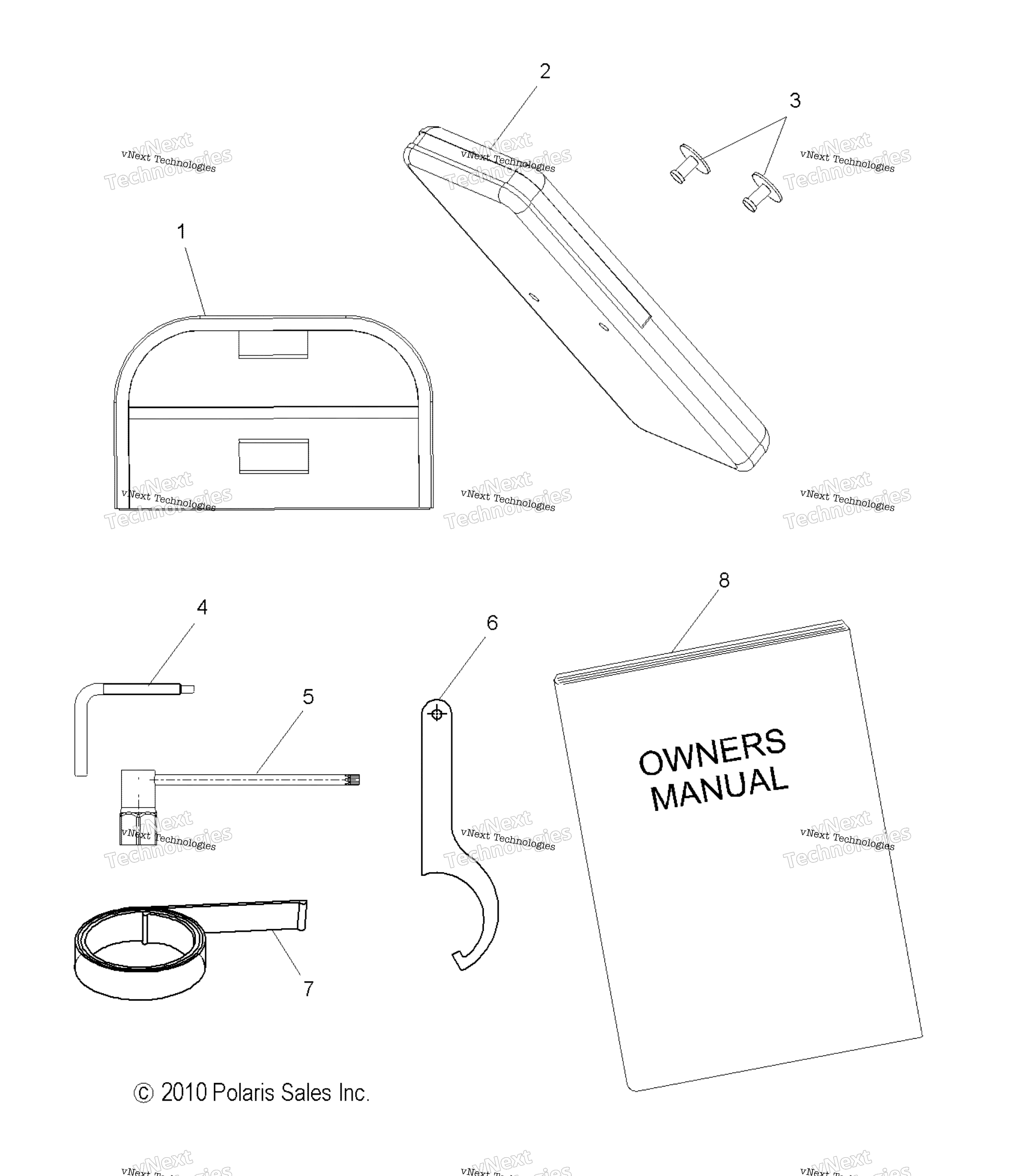 Tools, инструмент комплект & Owners Manual All Options