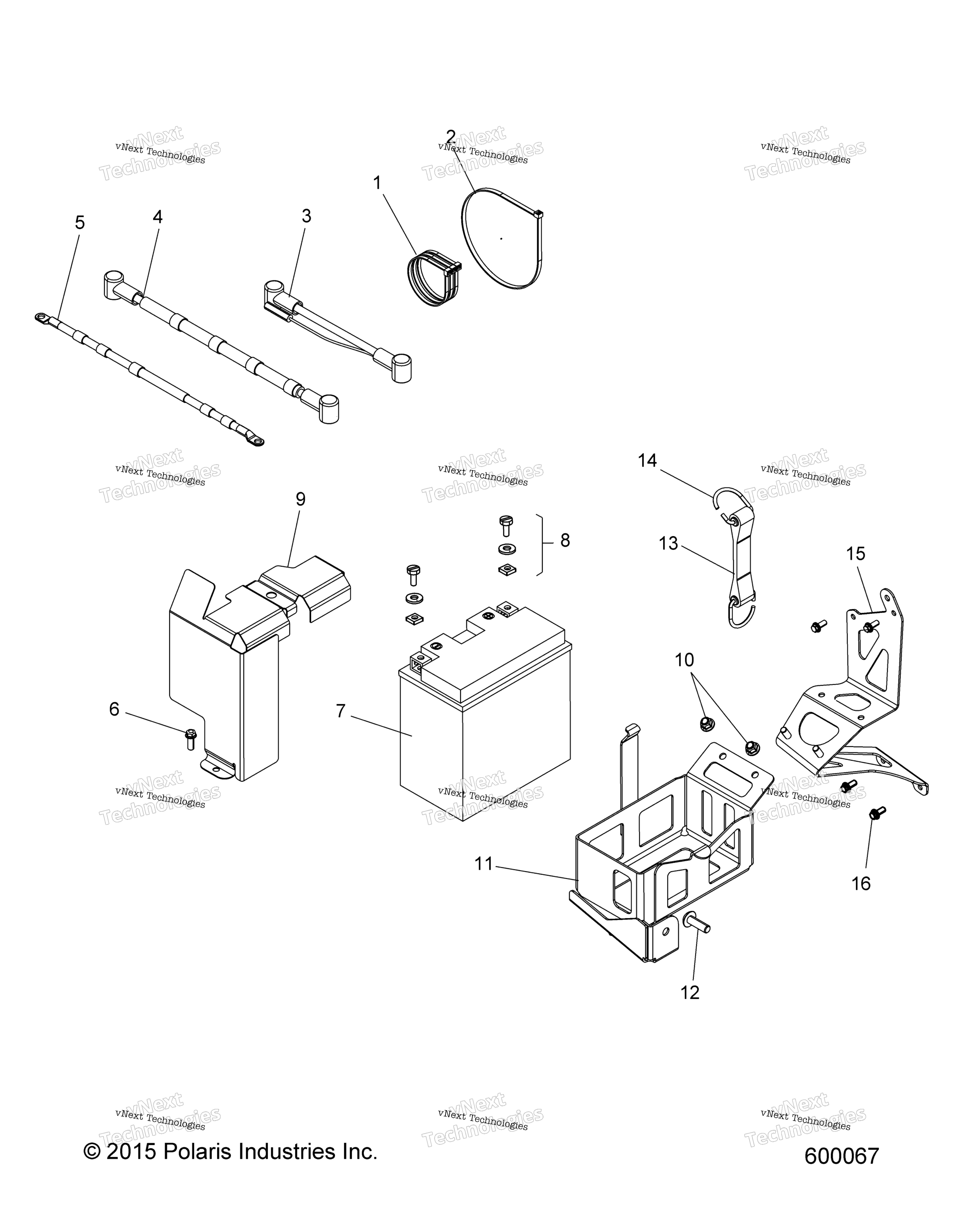 Электрооборудование, аккумулятор & Cables