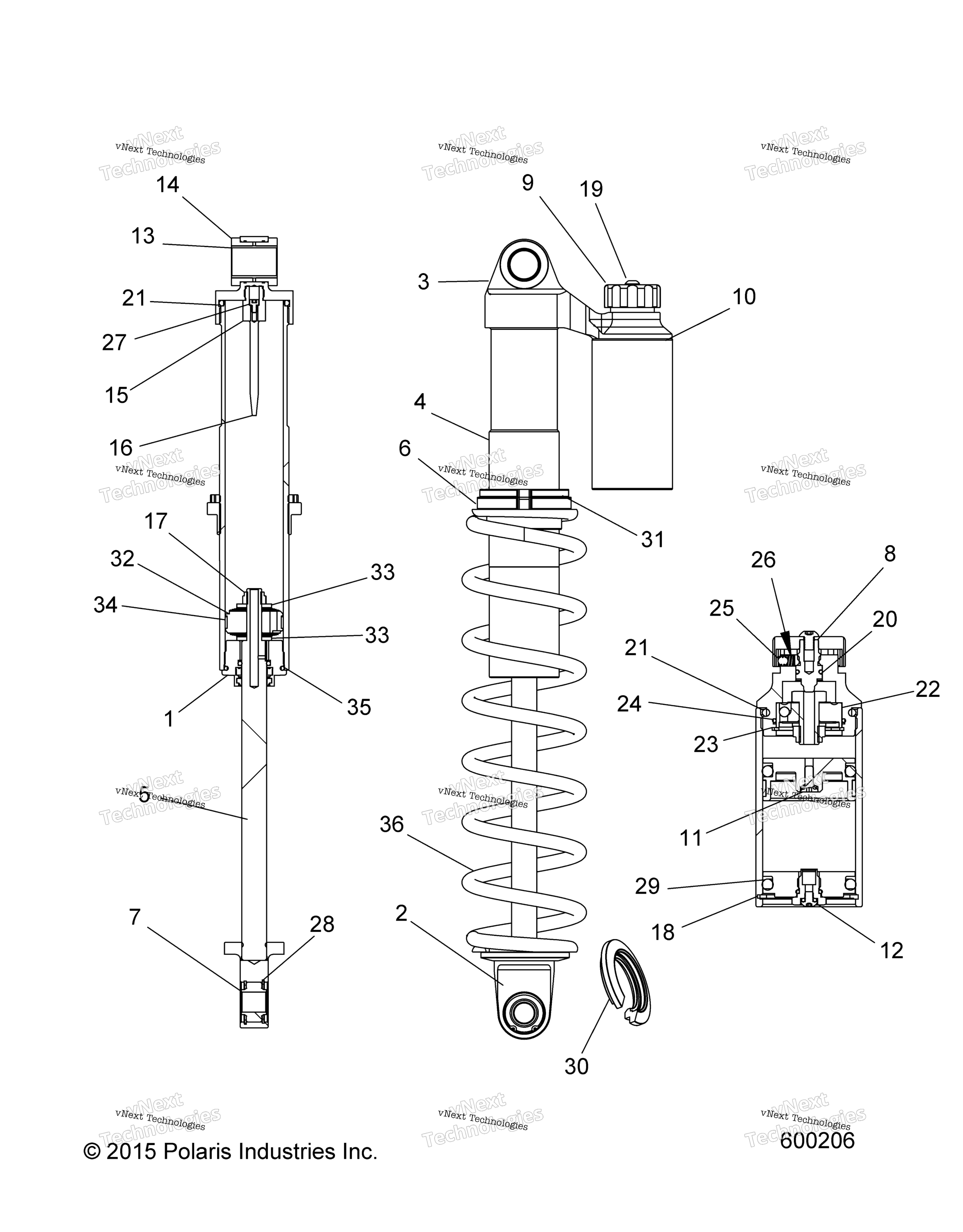Suspension, Shock, Ifs W / Reservoir All Options
