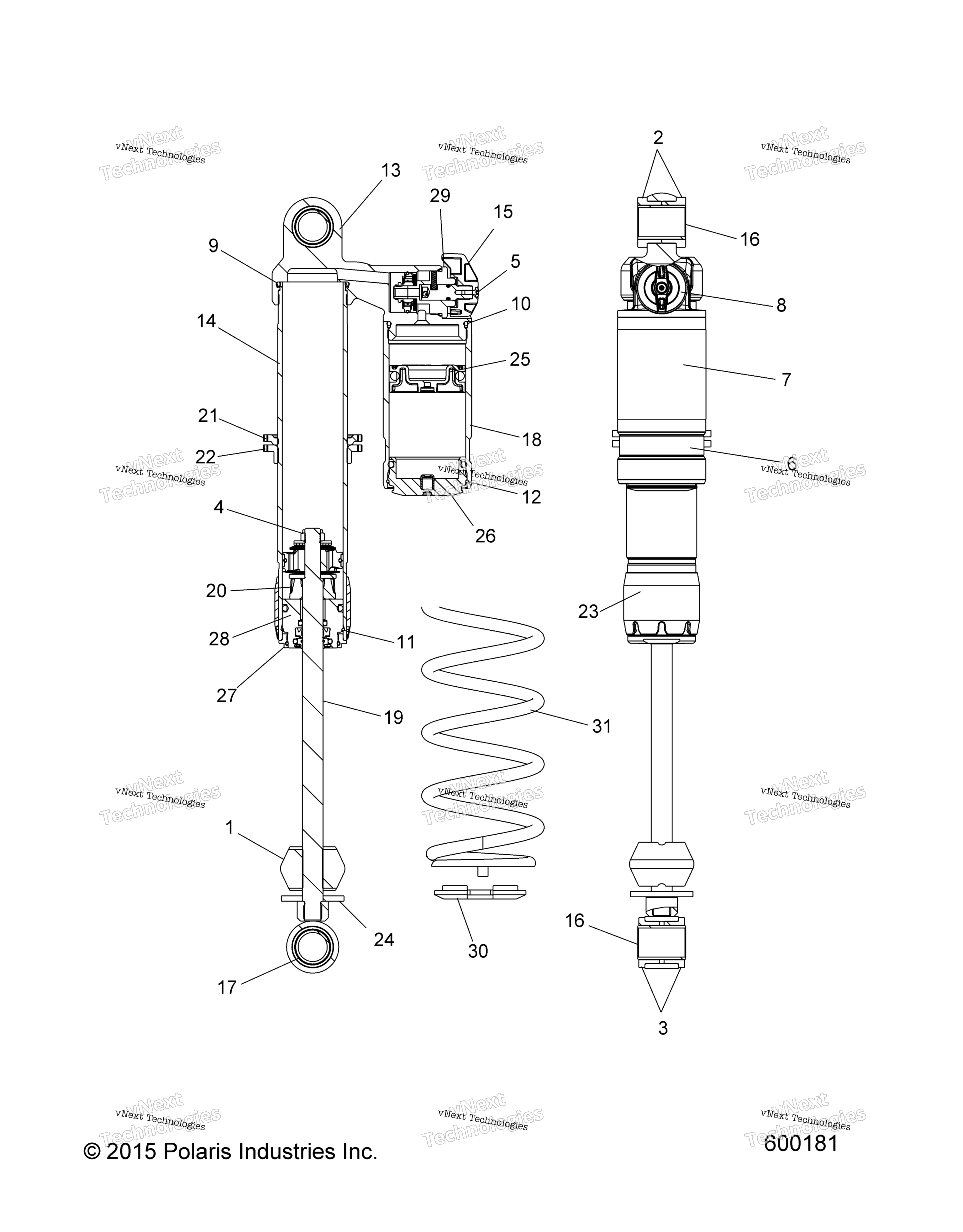 подвеска Shock, Ifs S16da6psl (600181)