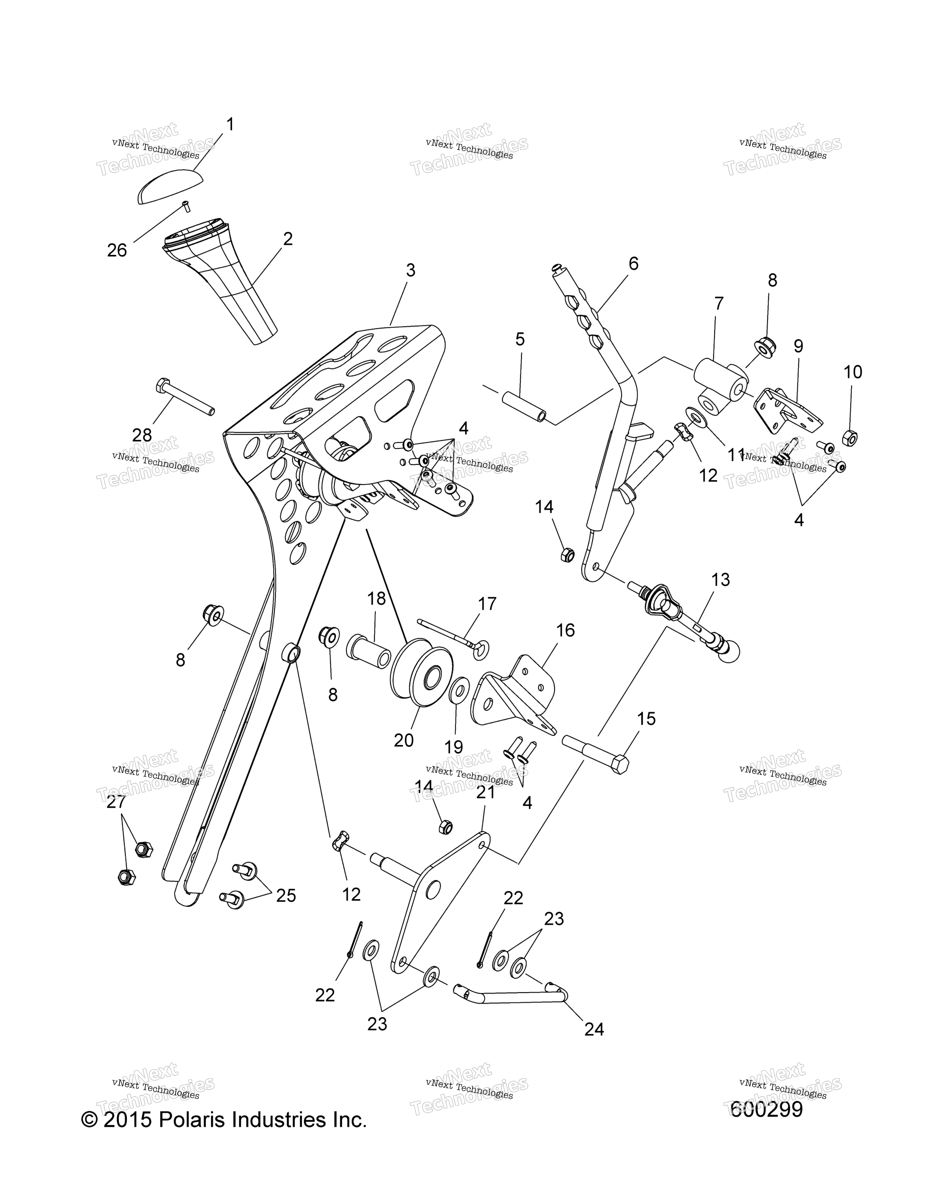 Привод Train, Shift Linkage