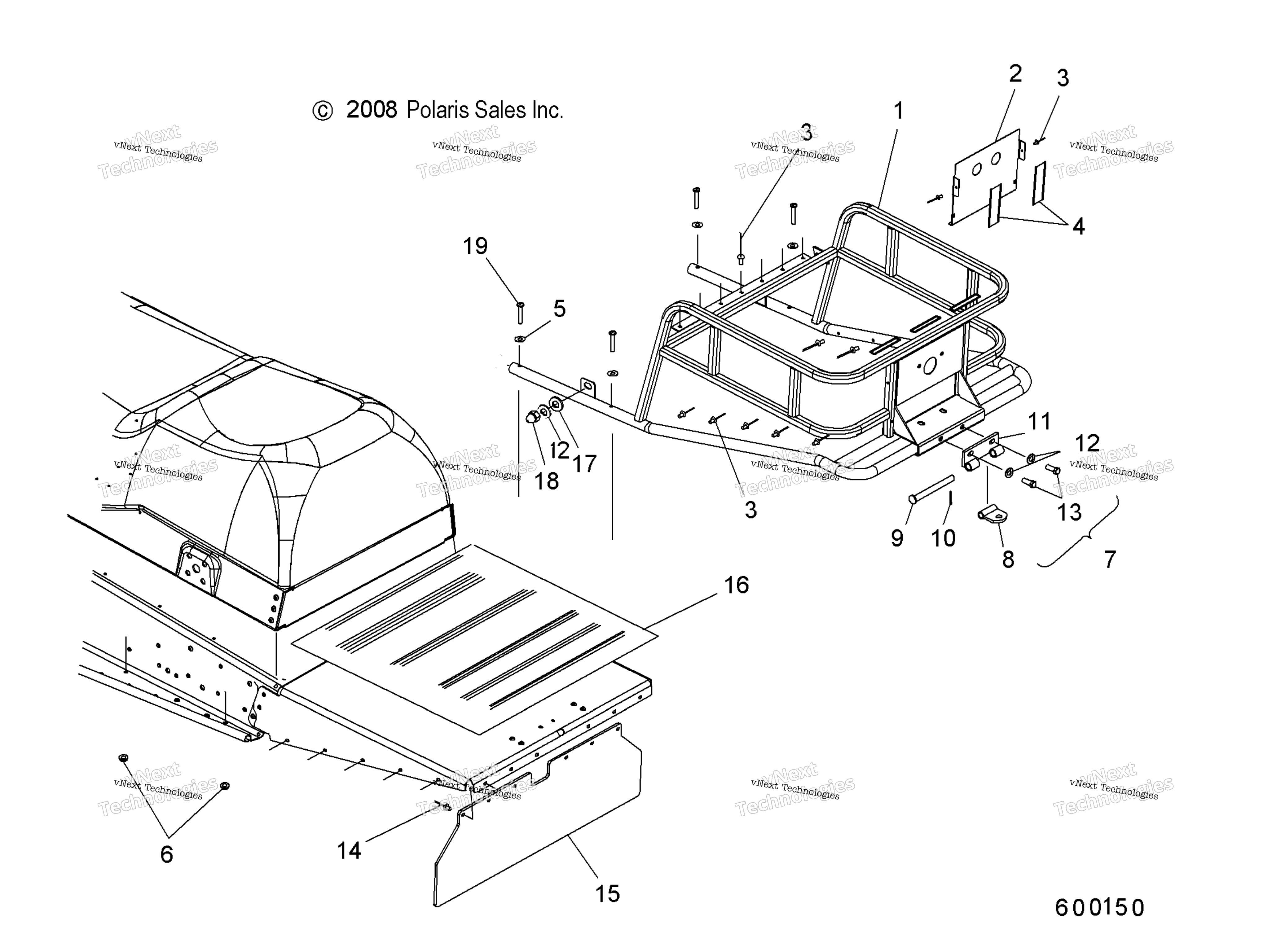 Chassis, полка Asm. & Snow Flap S16su5bel / Bsl