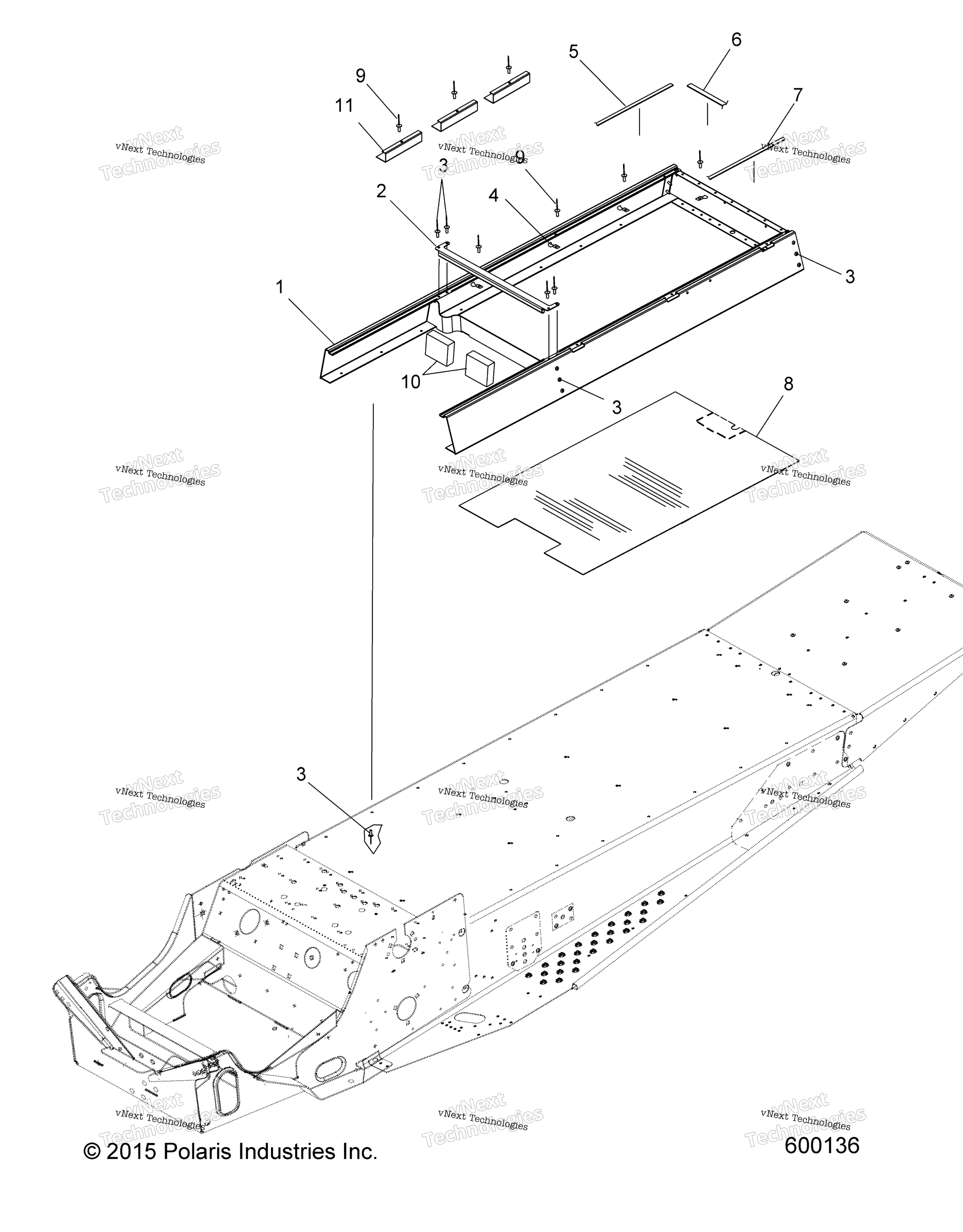 Chassis, сиденье Riser