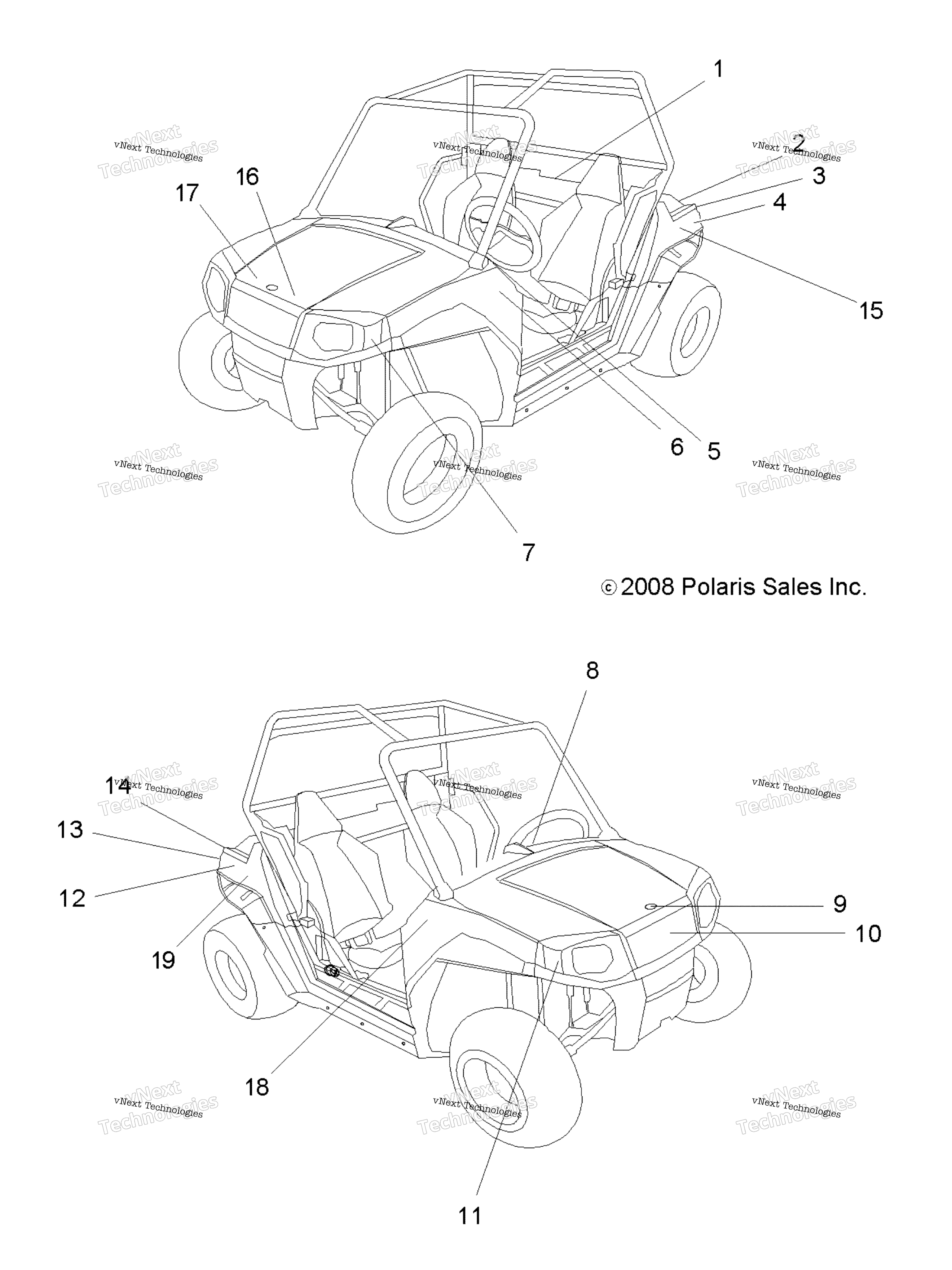 Body, наклейки A09va17ad (49Rgrdecal09rzr170ad)