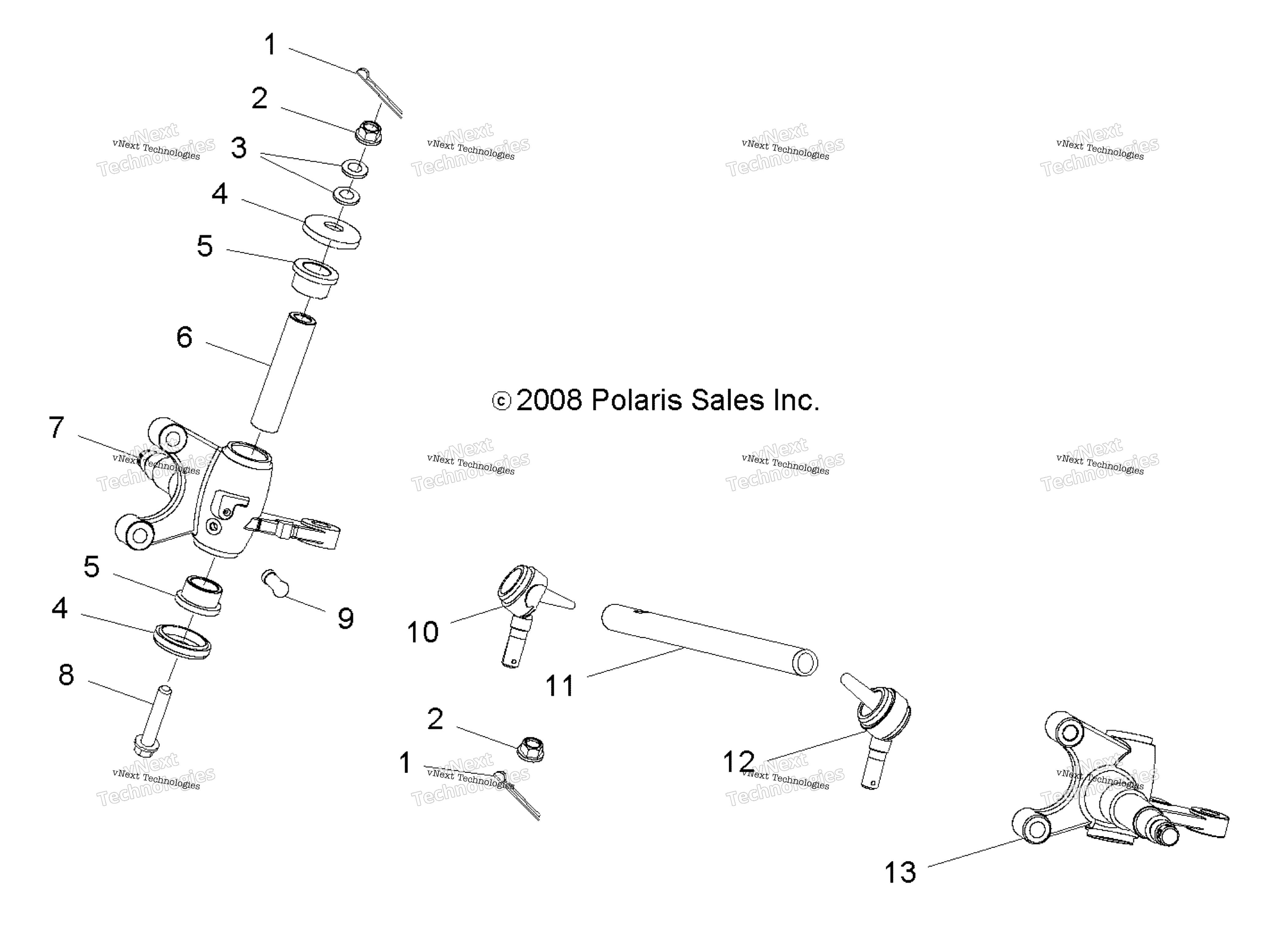 Steering, тяга Rods