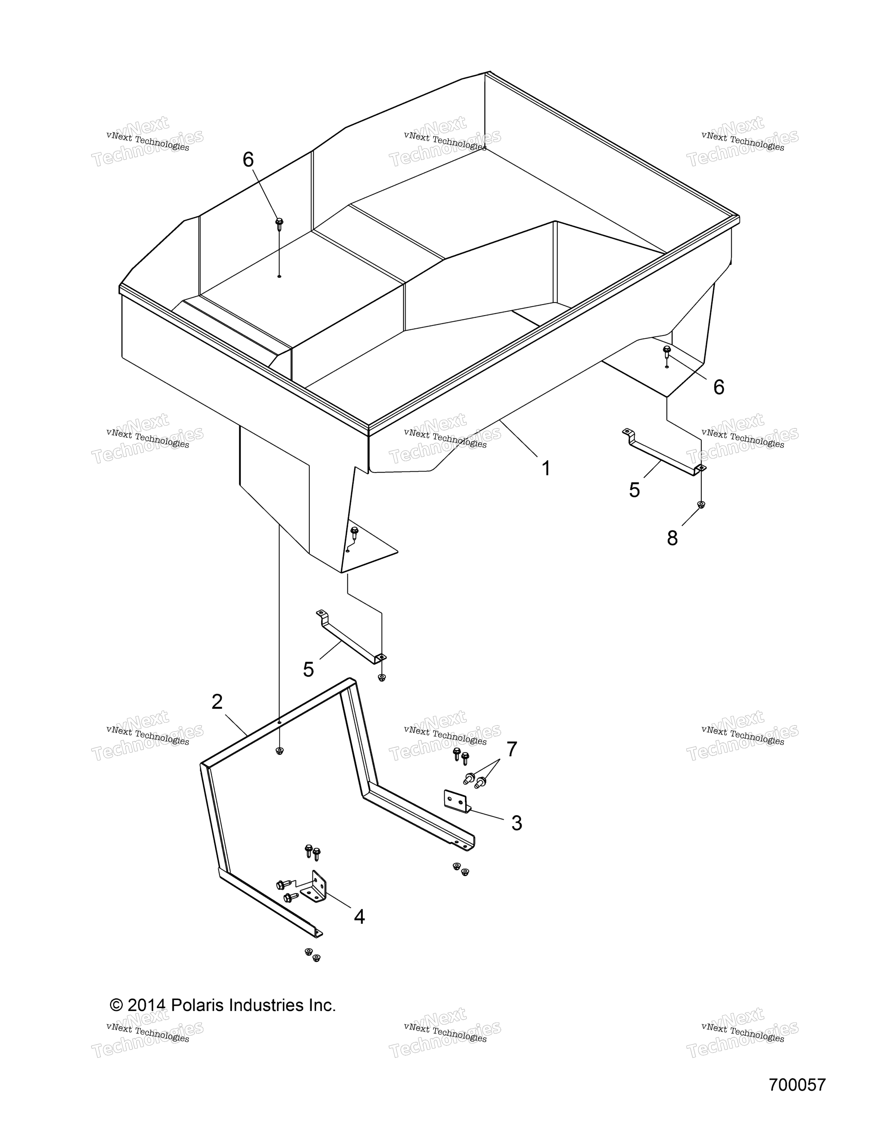 Body, багажник Box Z16vbe87jr