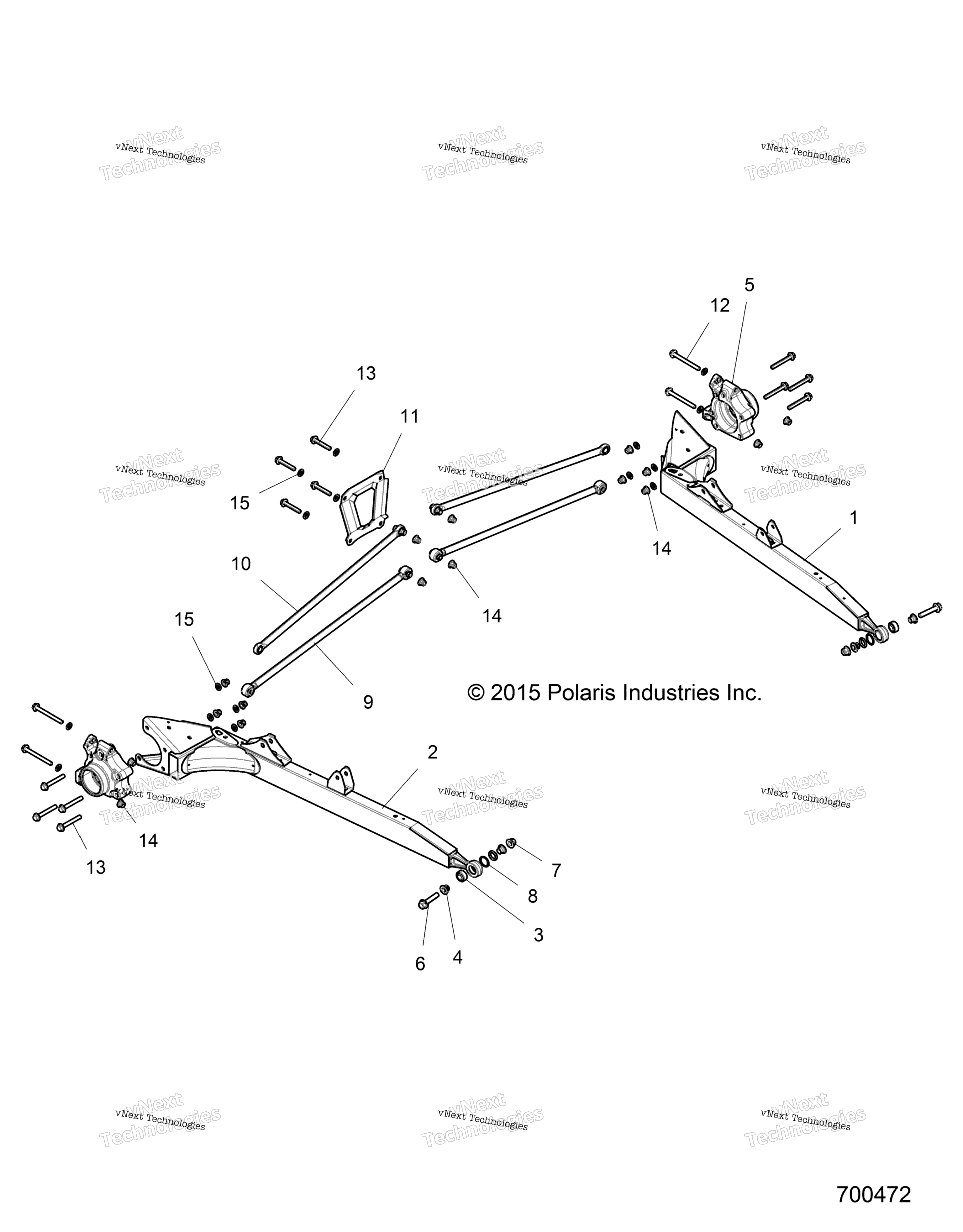 Подвеска, задняя Control Arms
