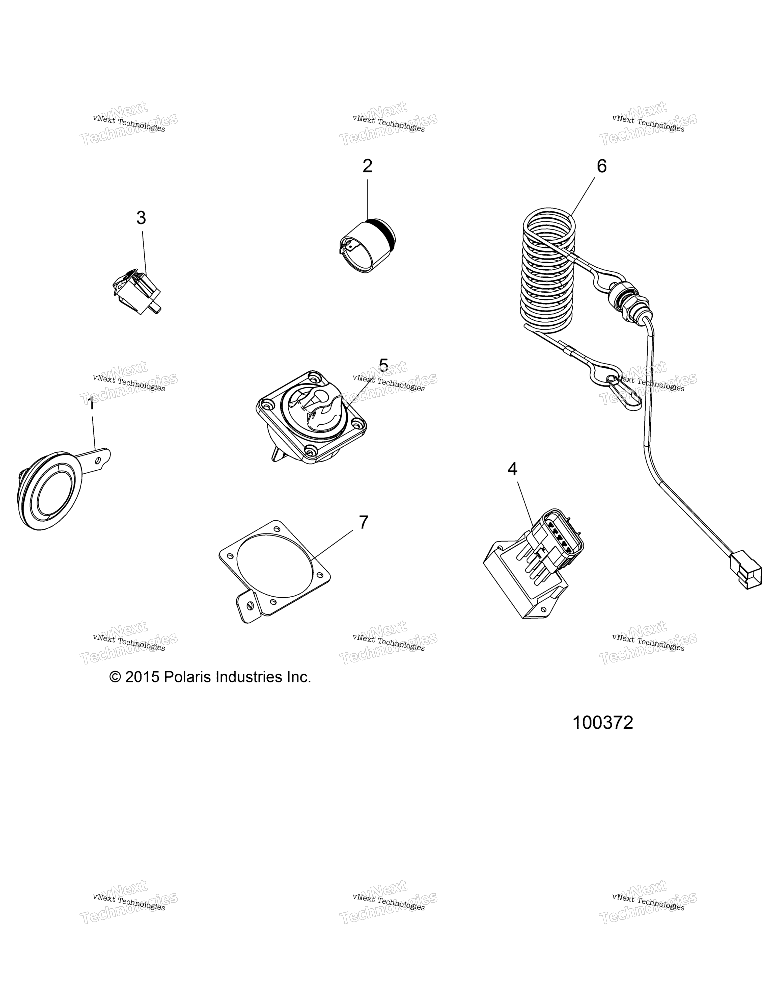Electrical, Horn & аккумулятор переключатель