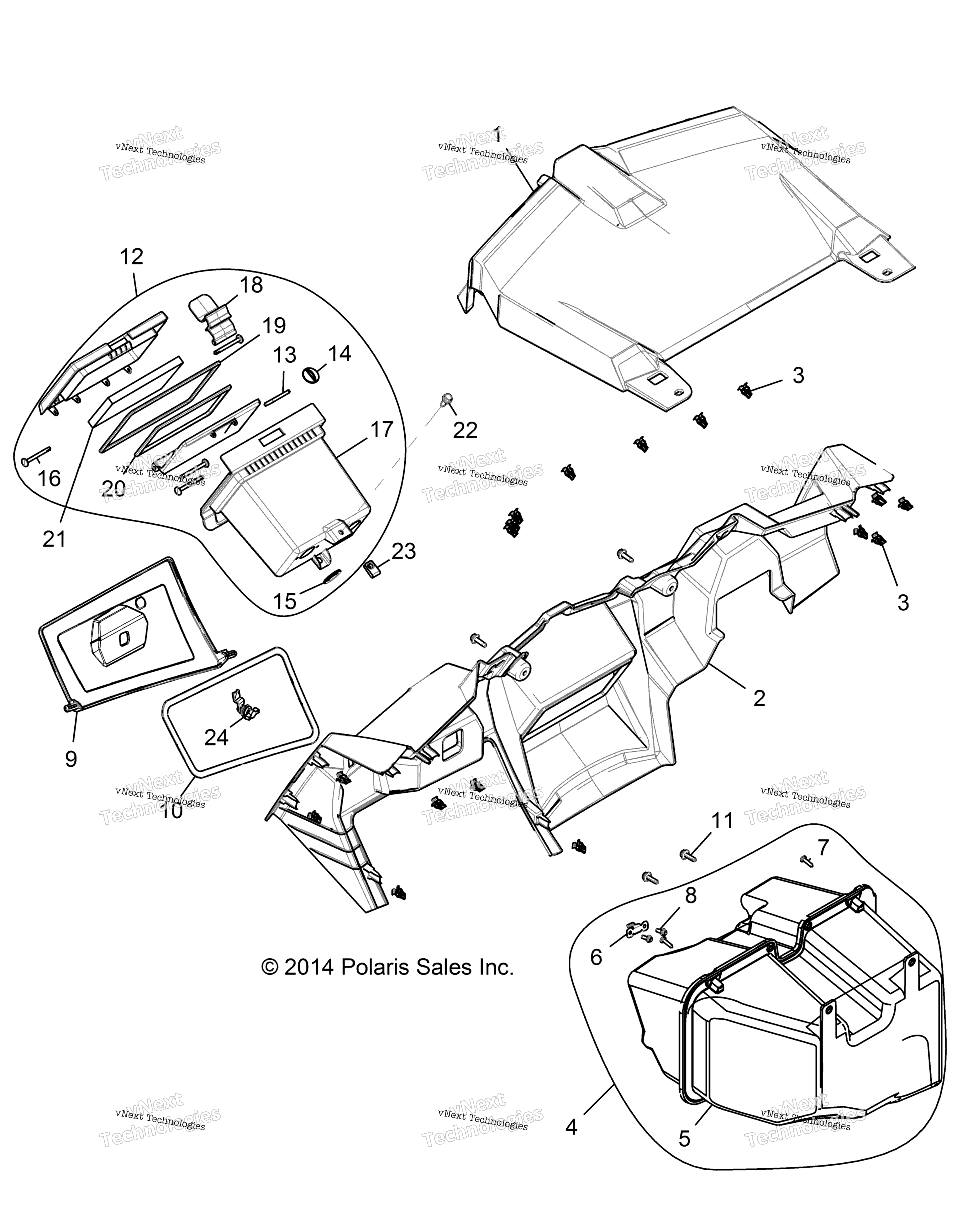 Кузов, панель приборов And Glovebox