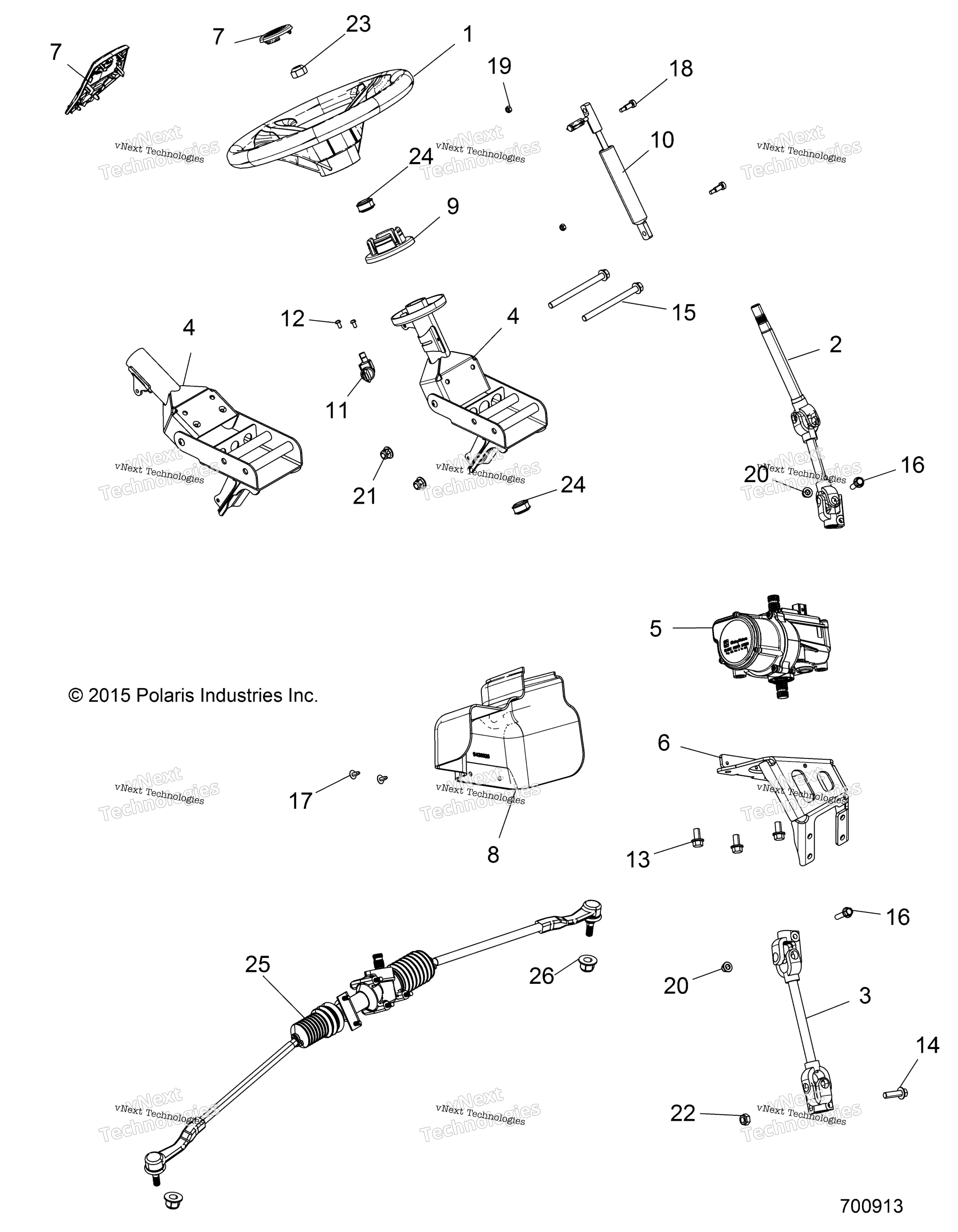 Steering, Power рулевое управление Asm. Z16vbe87fr / Jr / Nr