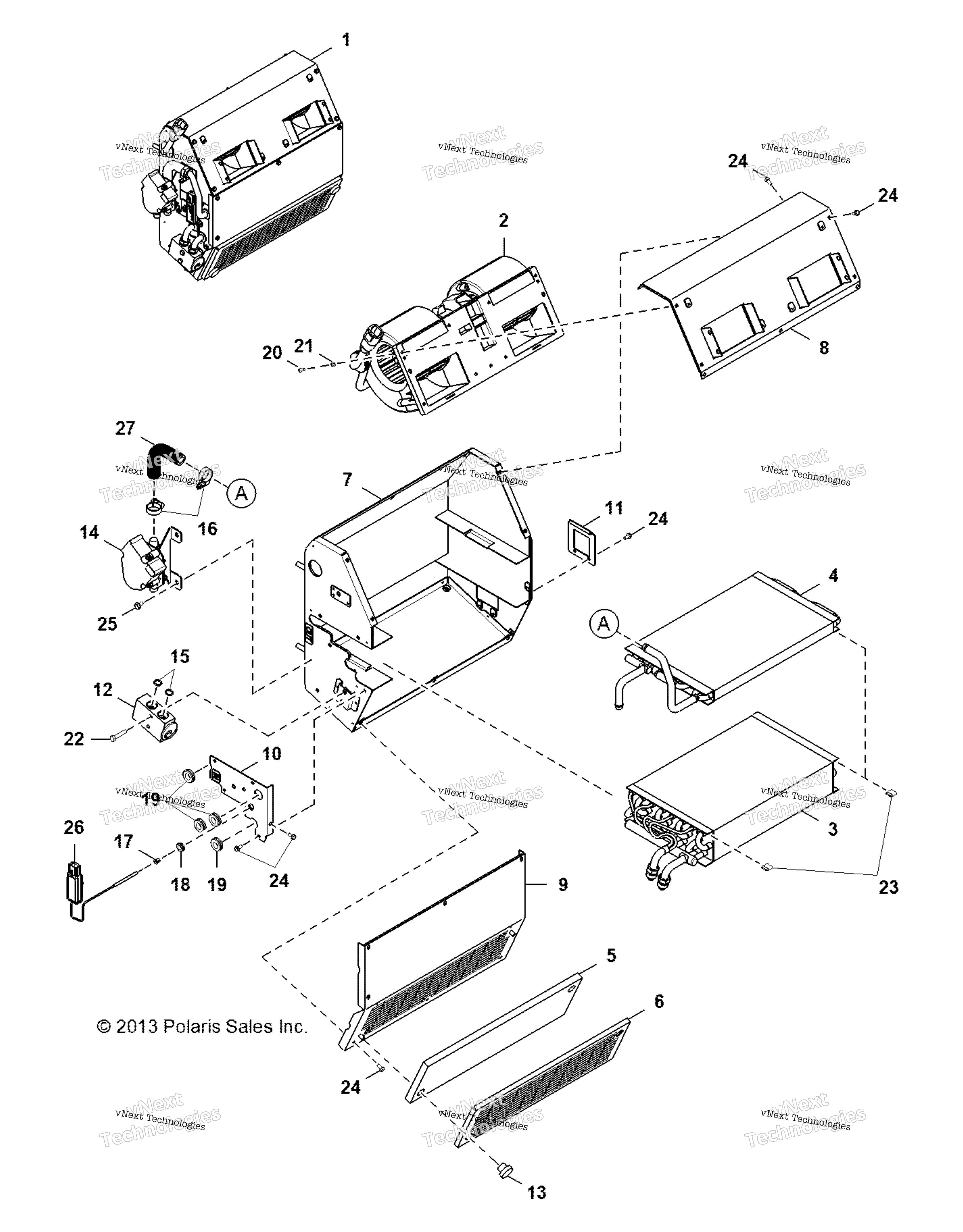 кузов Hvac, Internals R16b2pd1aa