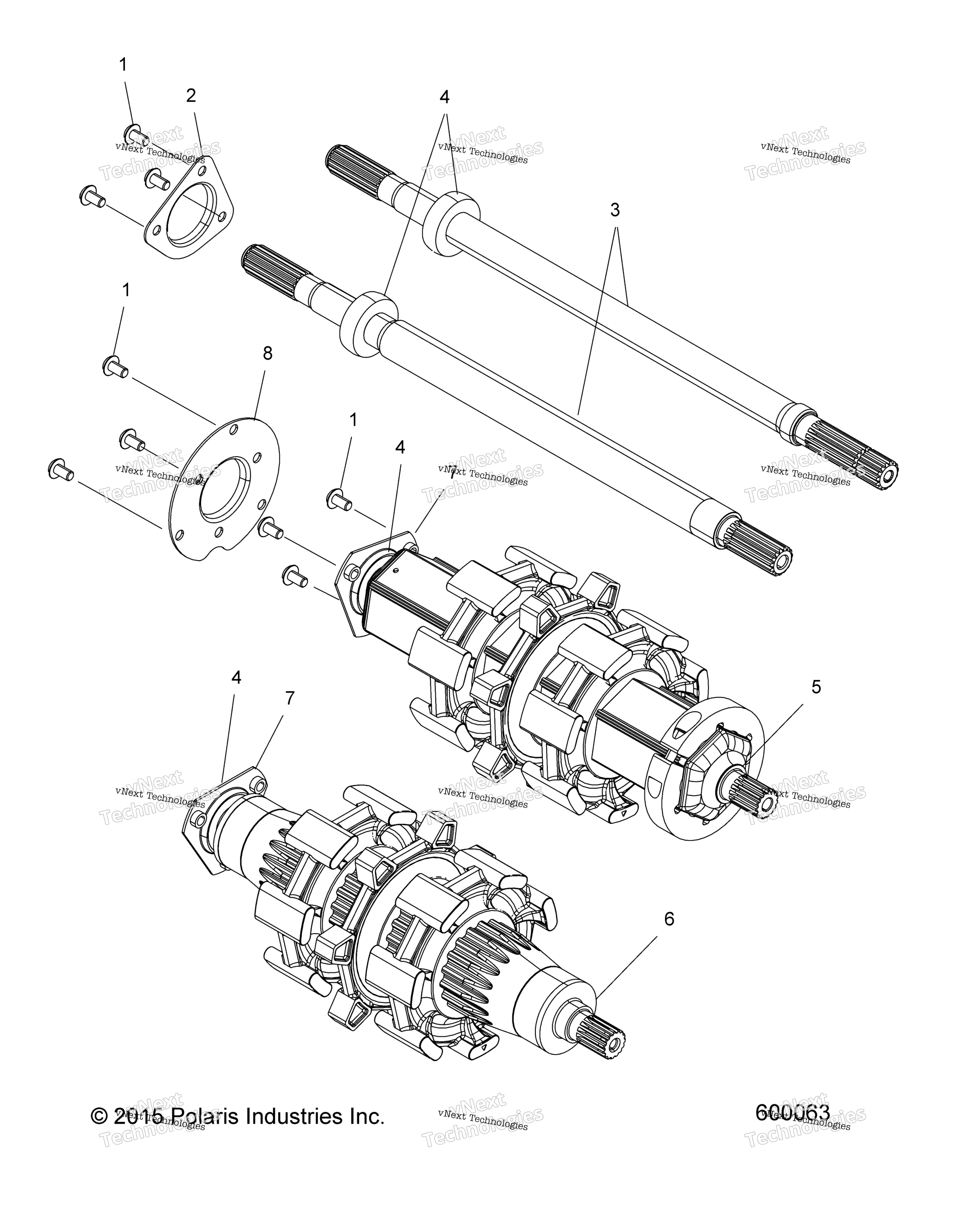 Привод Train, Jackshaft & Driveshaft All Options