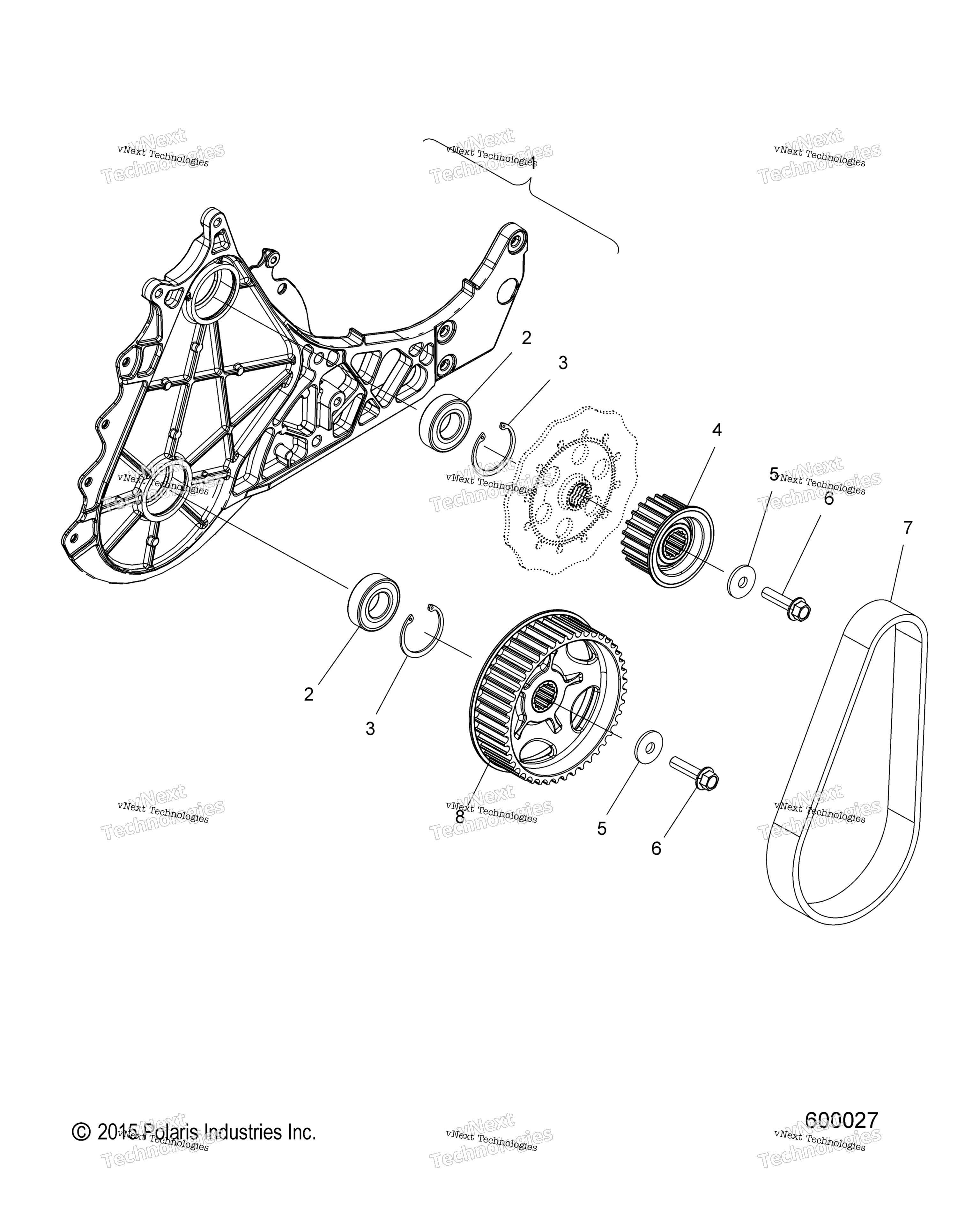 Привод Train, Quickdrive Belt System S17efk8/Efp8 All Options