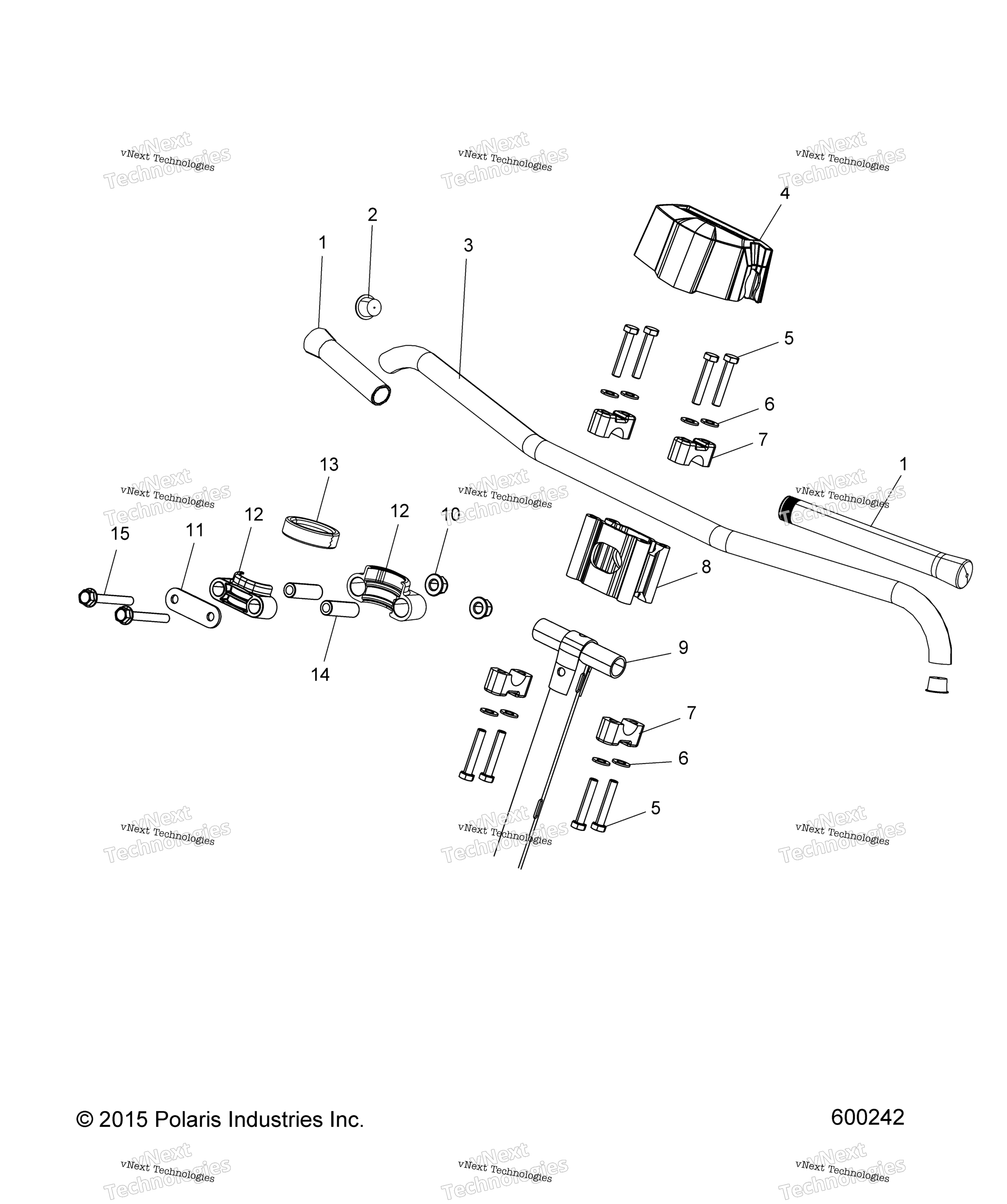 Steering, Upper & руль Asm