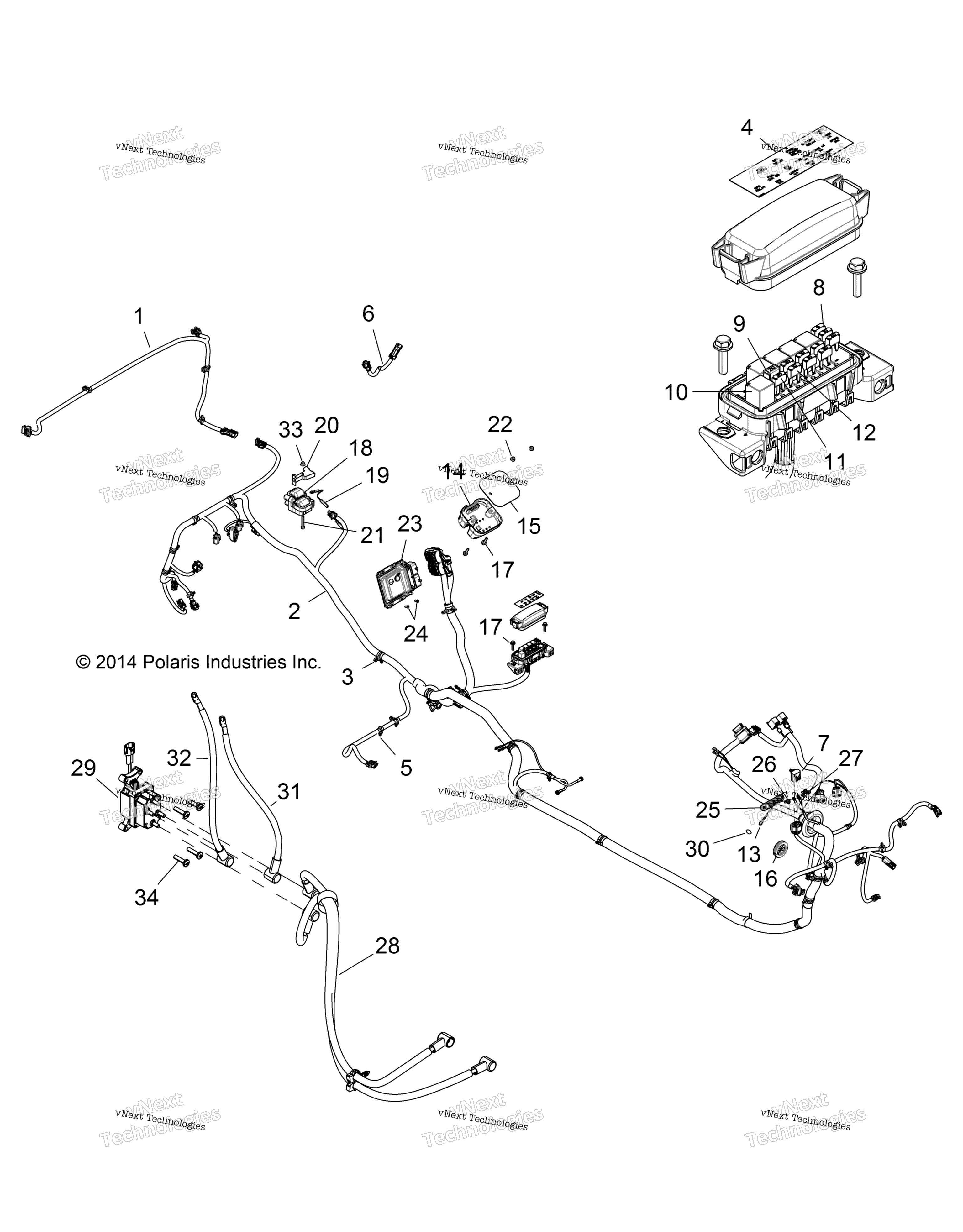 Электрооборудование, жгут проводов Z15vde99at/Al/Av/Aw/Lp/Ao/Ap/Az/Nv/Nw