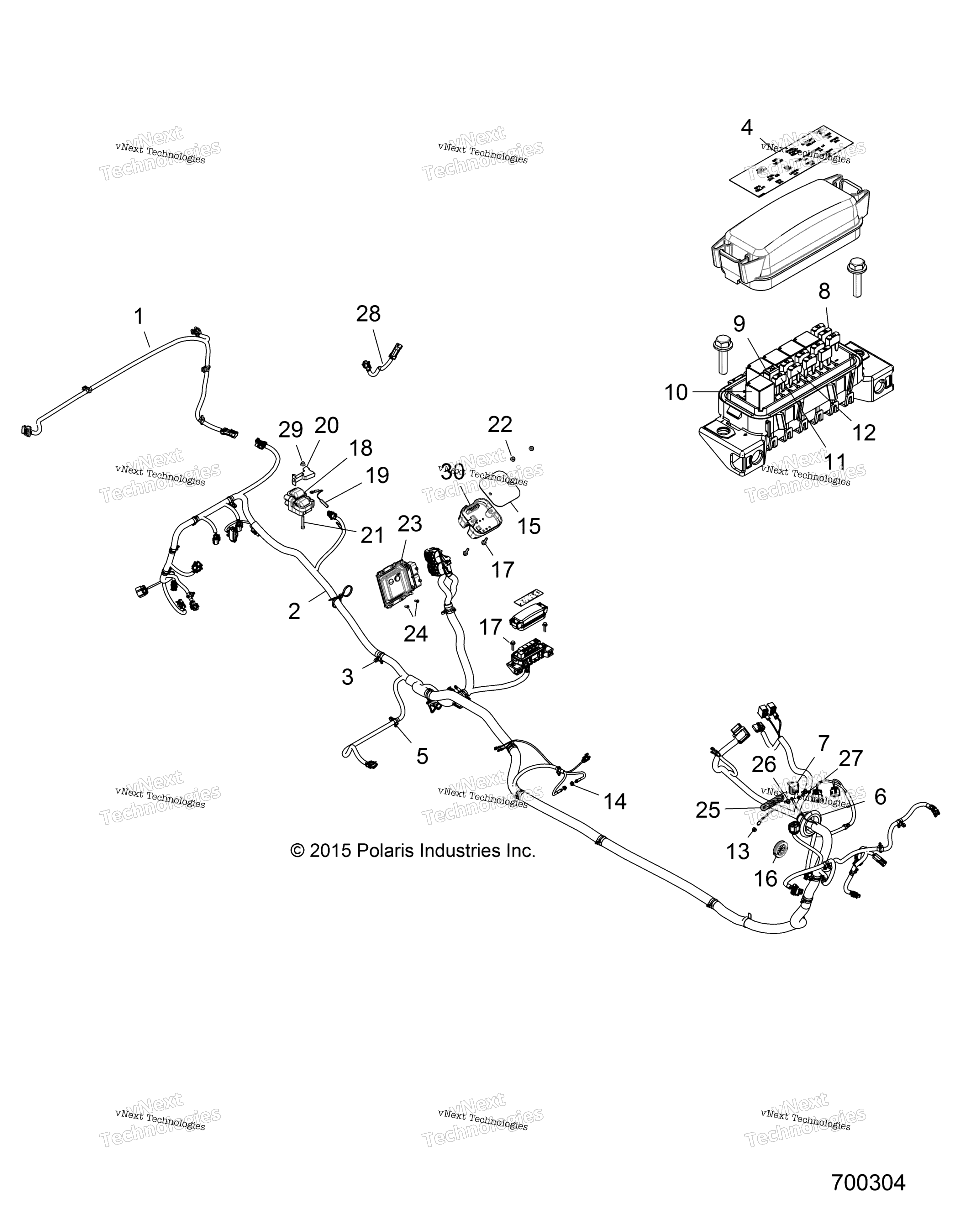 Электрооборудование, жгут проводов Z16vfe99af/As/Am