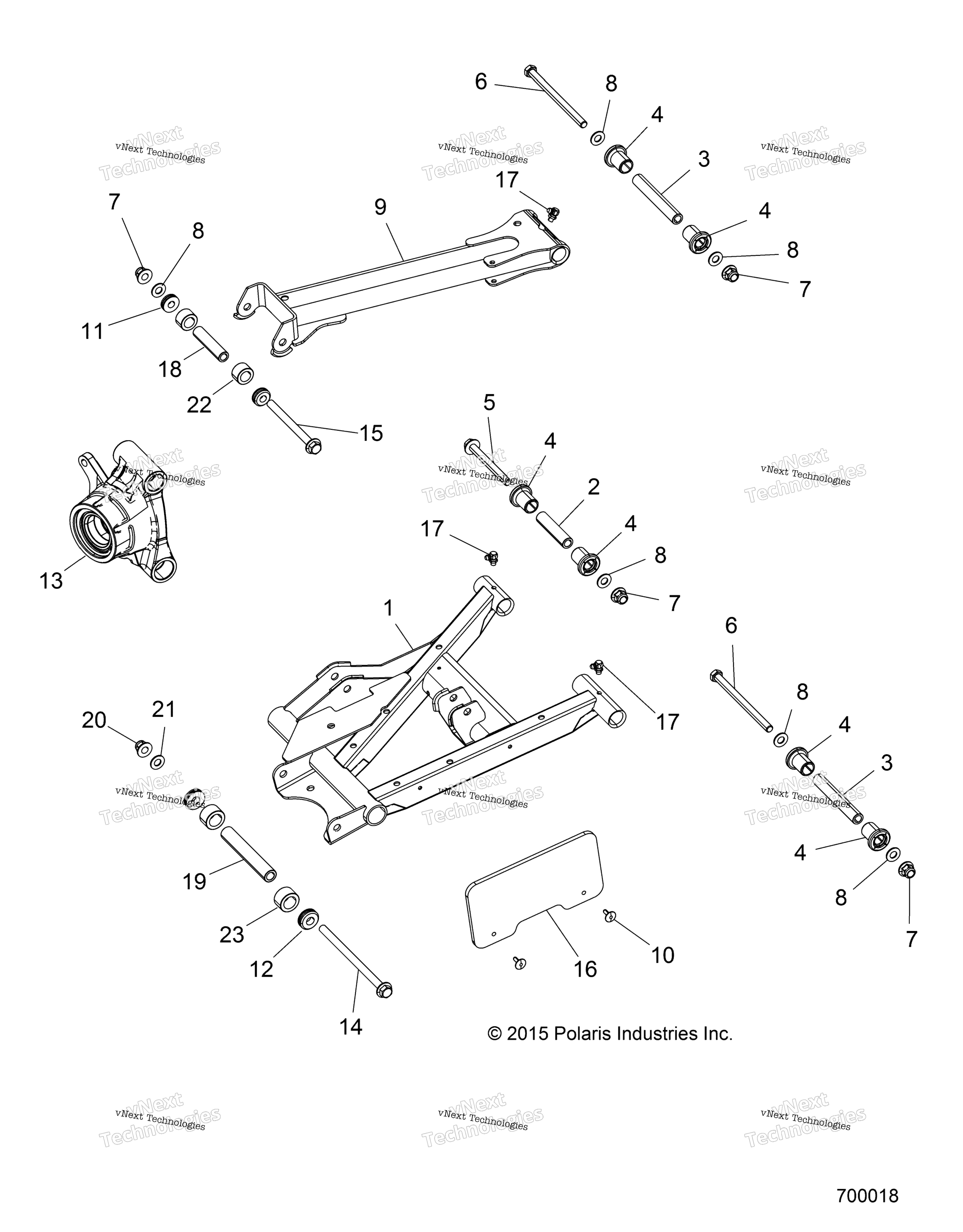 Подвеска, задняя Control Arms