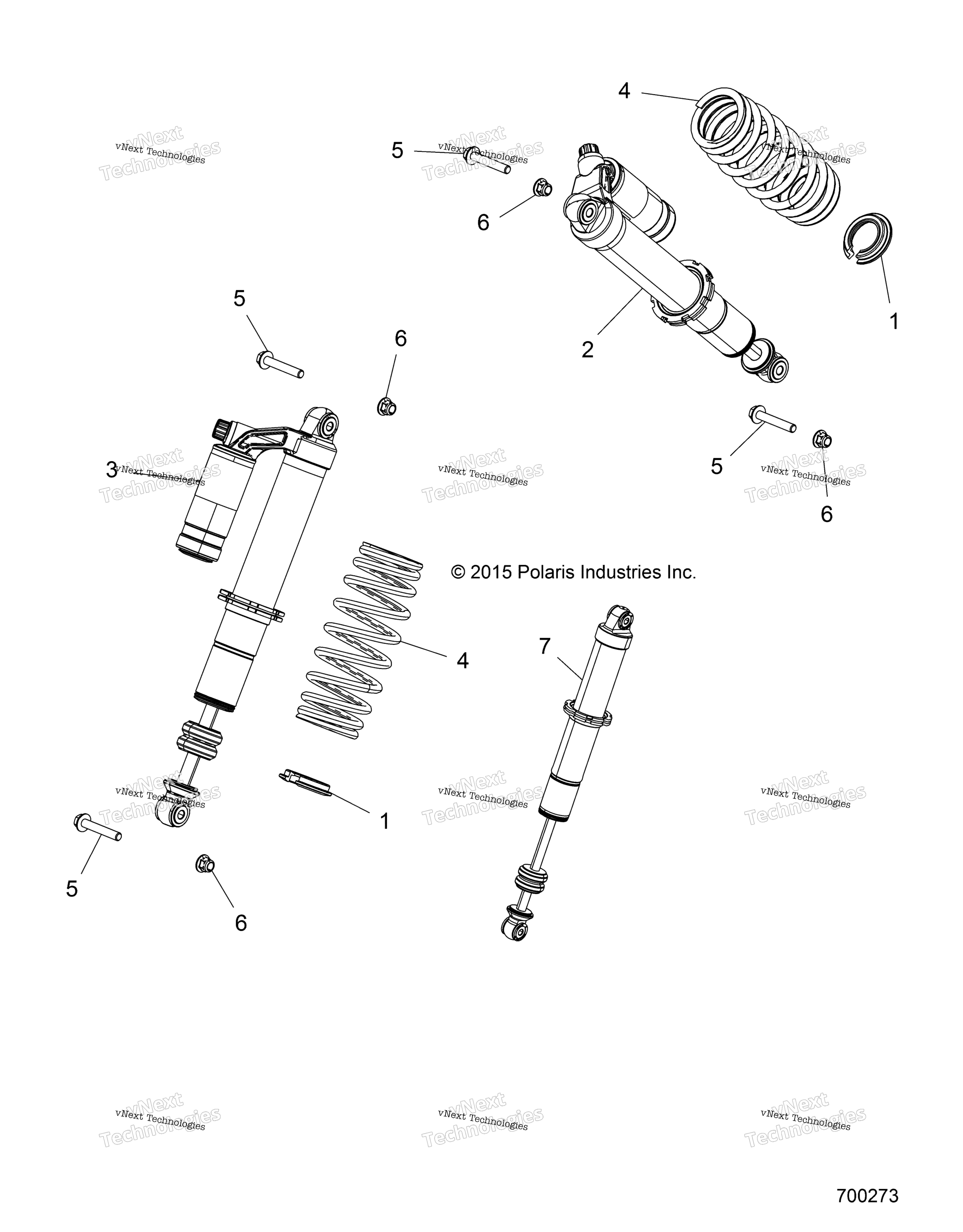 Подвеска, передний амортизатор Mounting