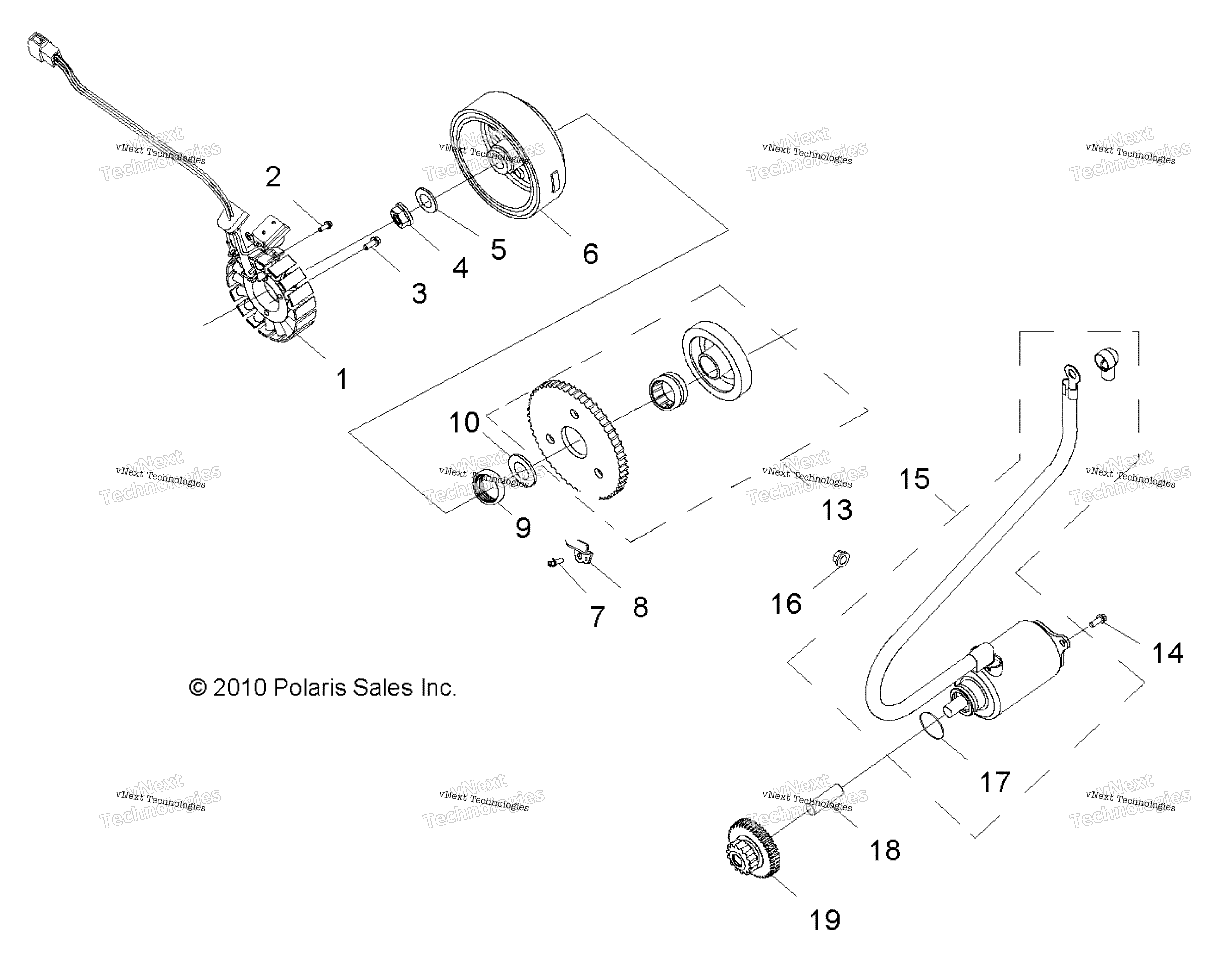 двигатель Starting Motor