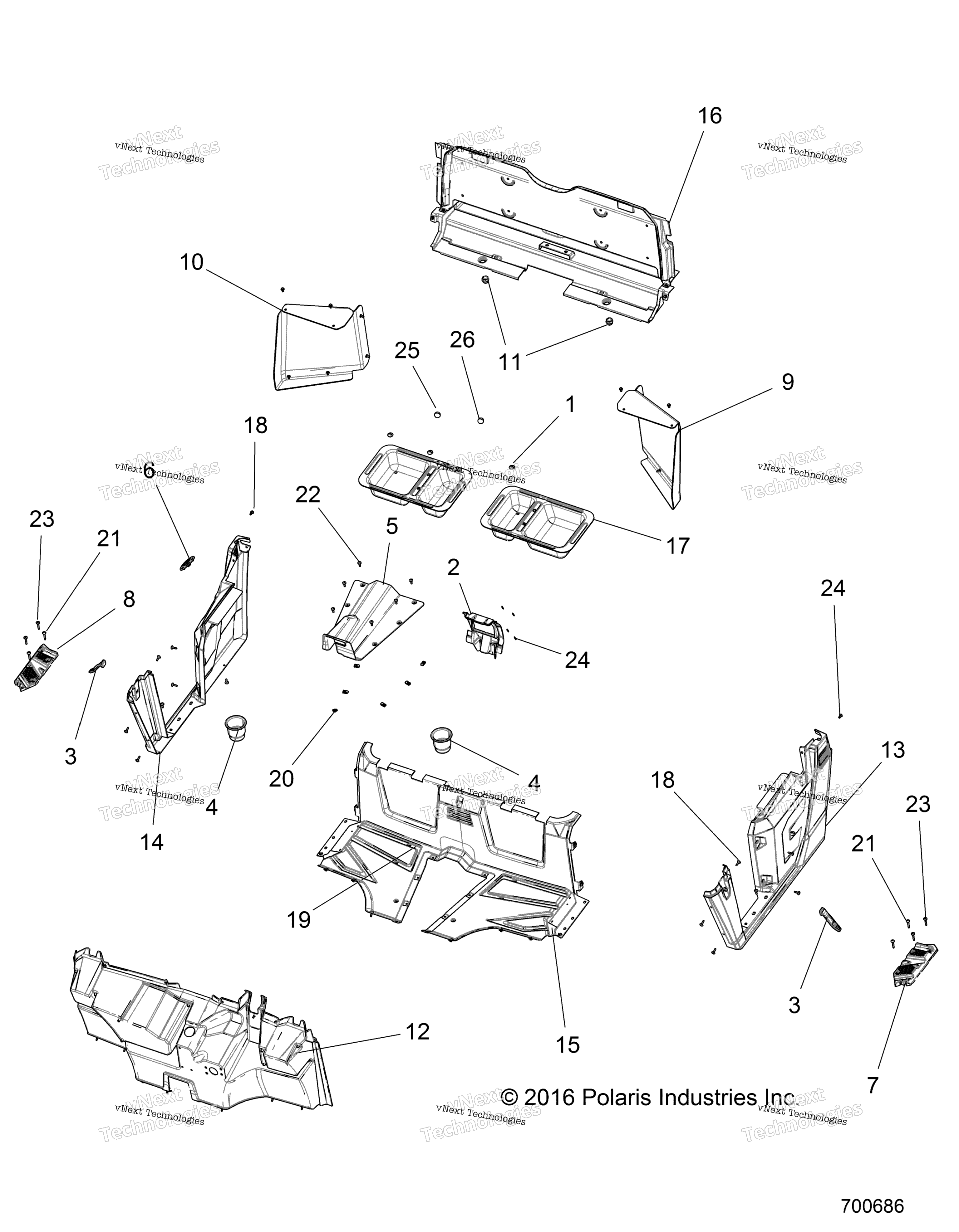 Body, пол & Fenders