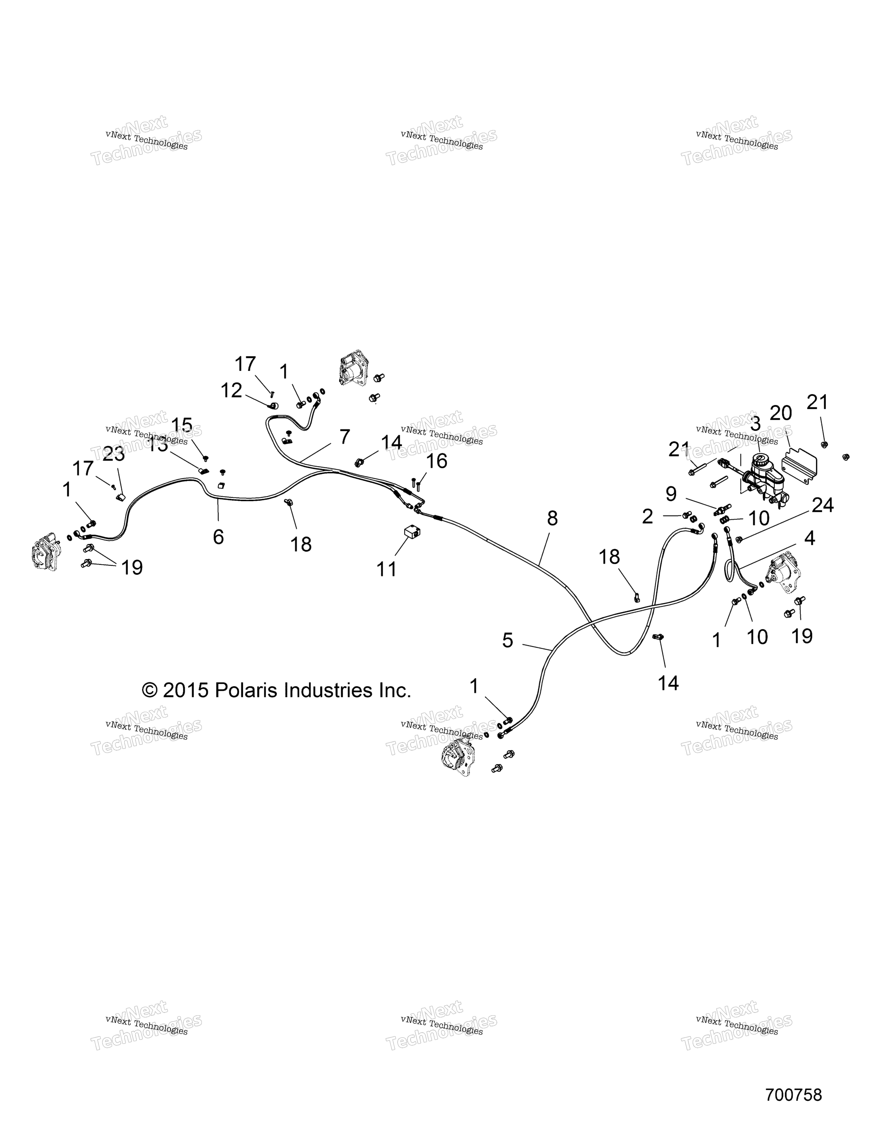 Тормоза, тормозные шланги & Master Cylinder R16rna57a1/A9/A4/E57ah