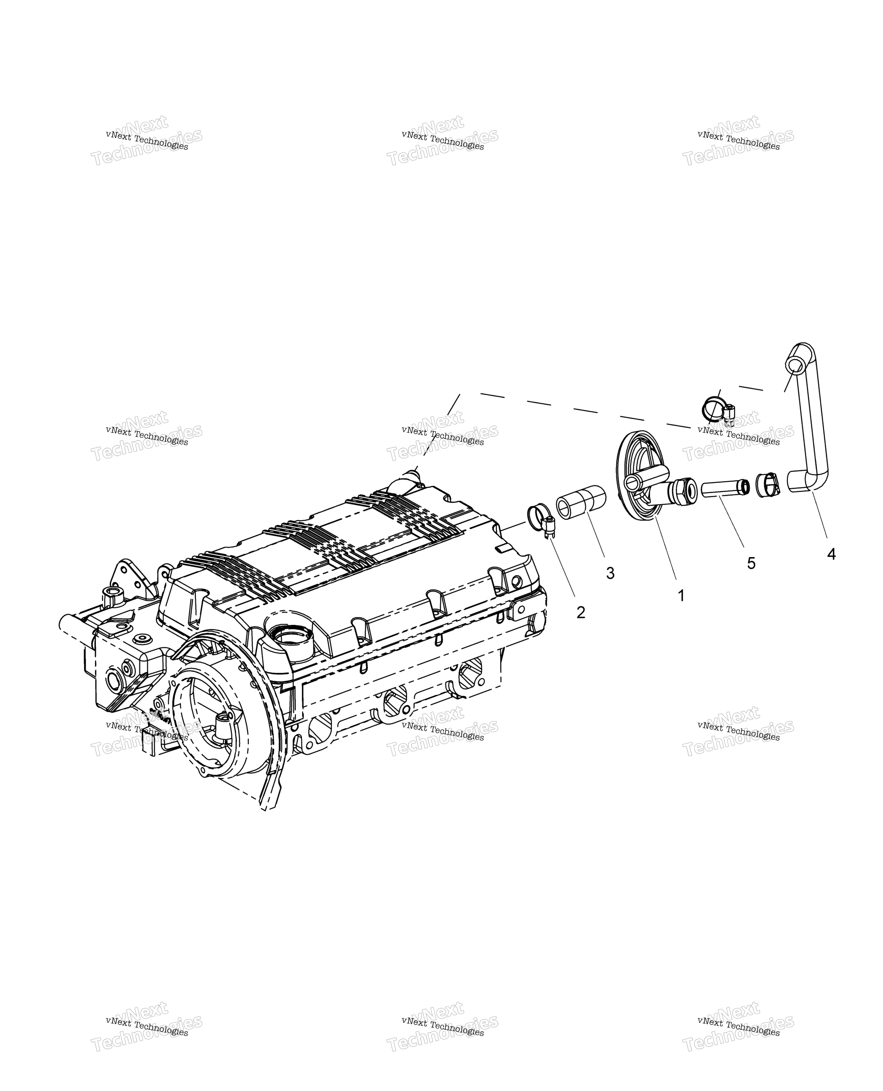 Engine, Breather System R16rtad1a1 / E1