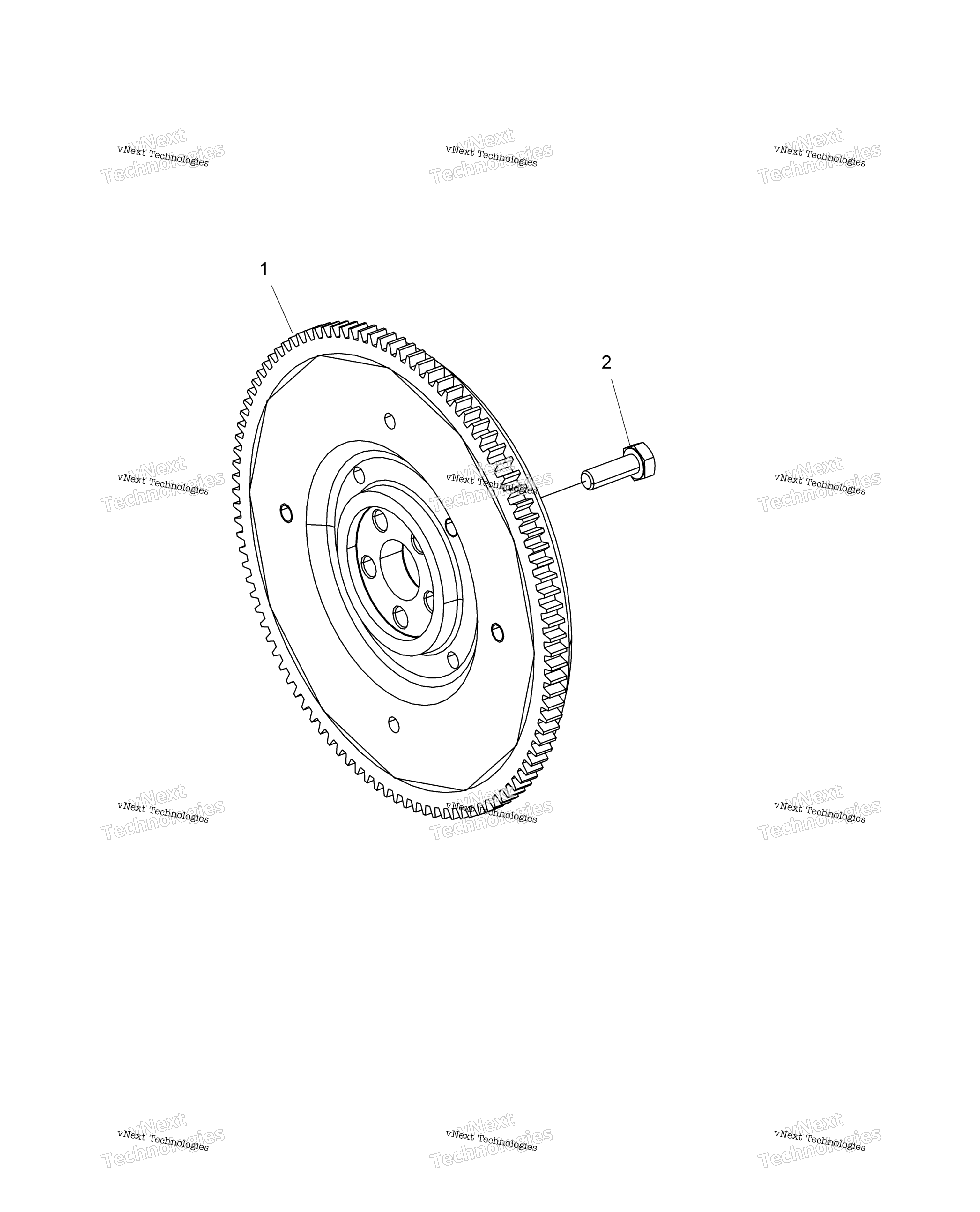 Engine, маховик R16rtad1a1 / E1