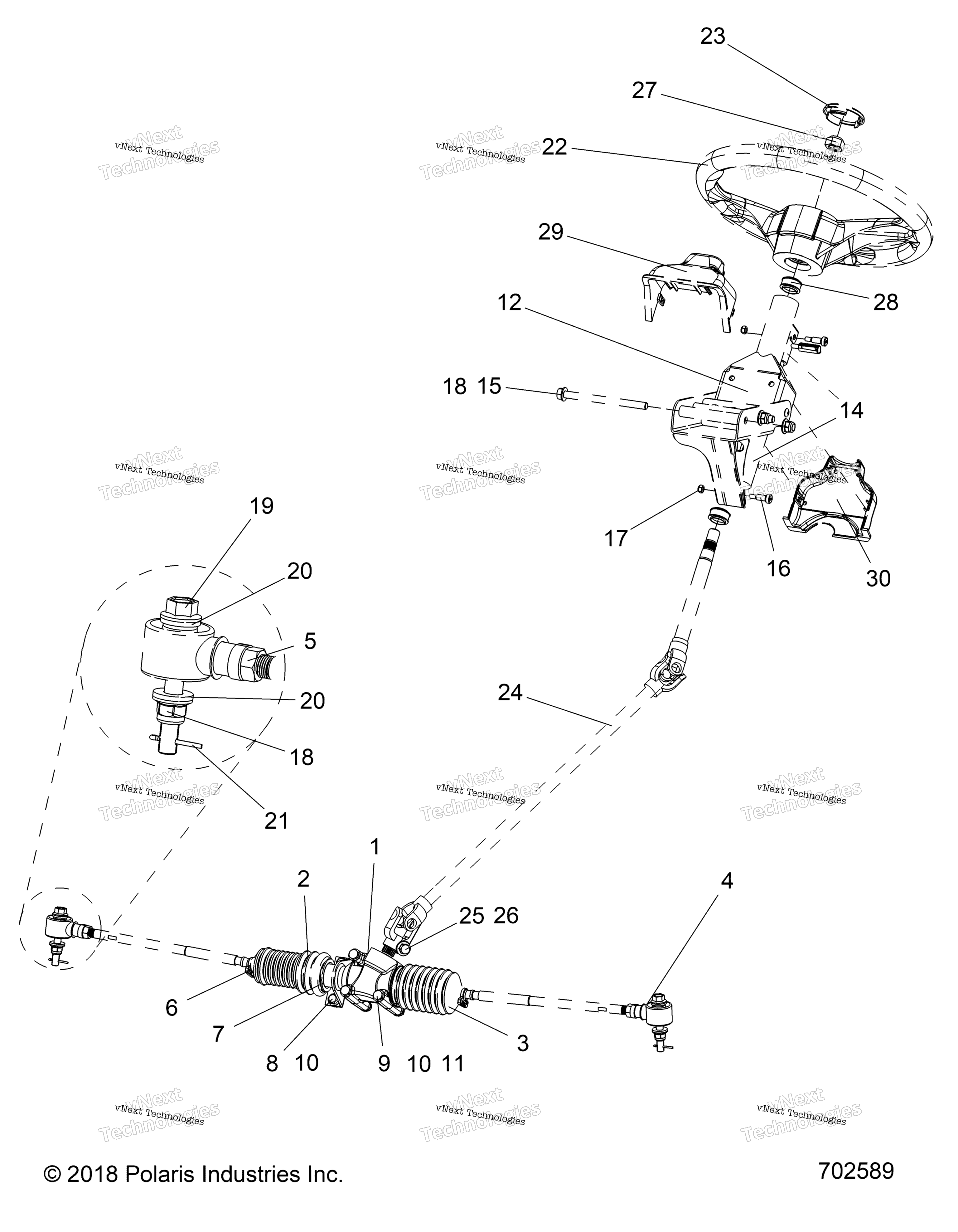 Steering, рулевое управление Asm. R16rna57a1 / A9 / A4