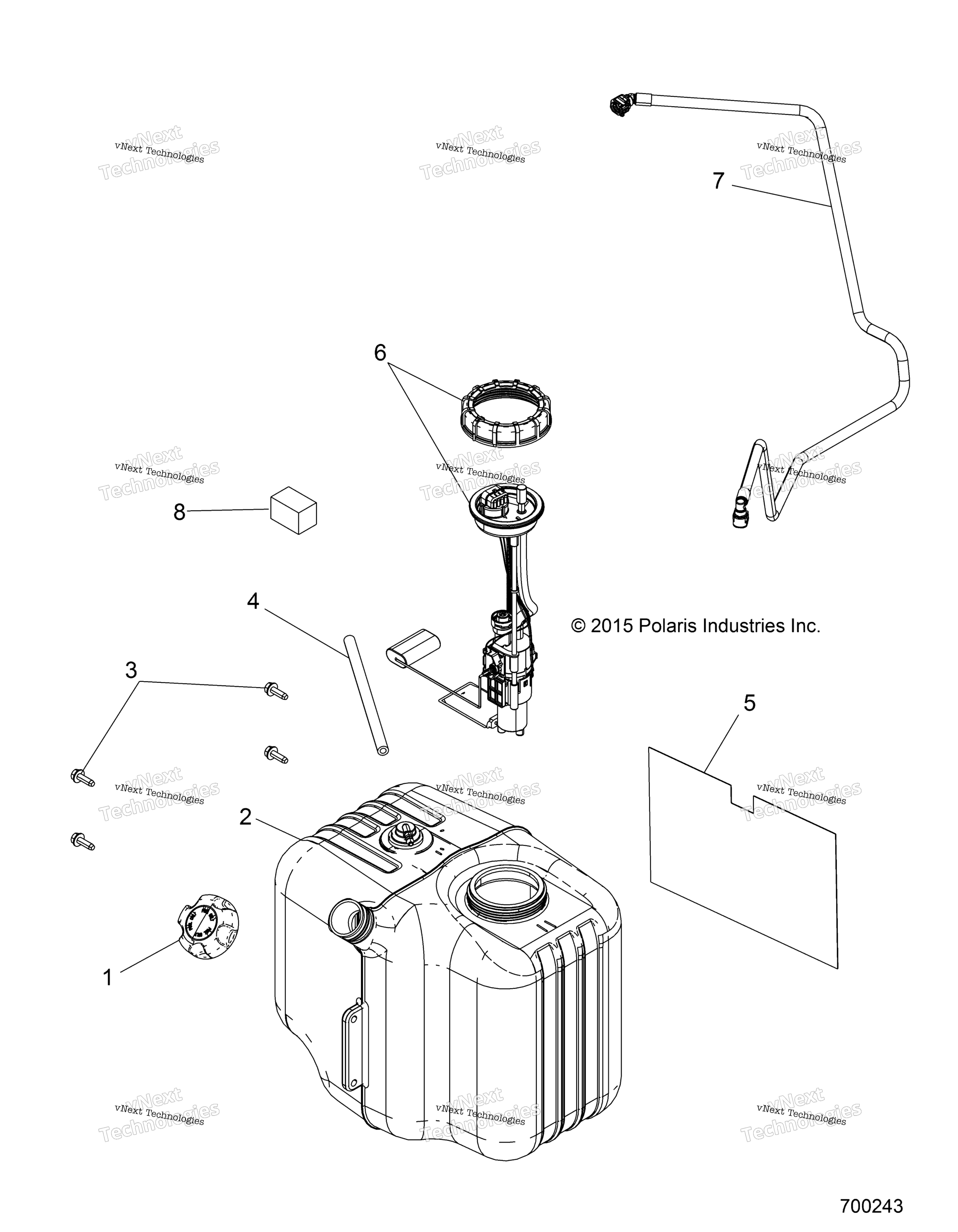 Кузов, топливный бак Asm. R16rma57a1/A4/A9/L1/E57as/Ea9/Har