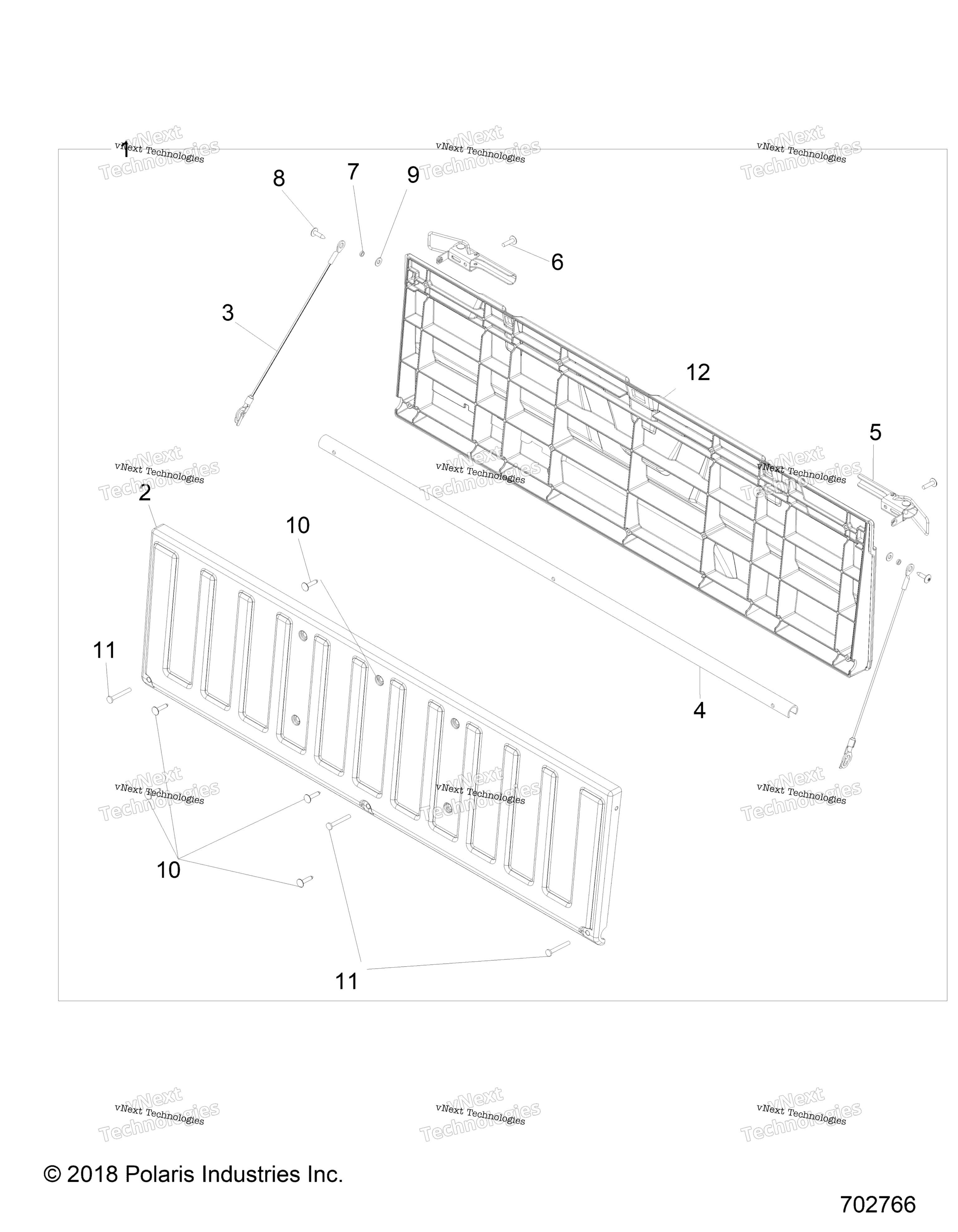Body, Tailgate Asm. R16rma57a1 / A4 / A9 / L1 / E57as / Ea9 / Har