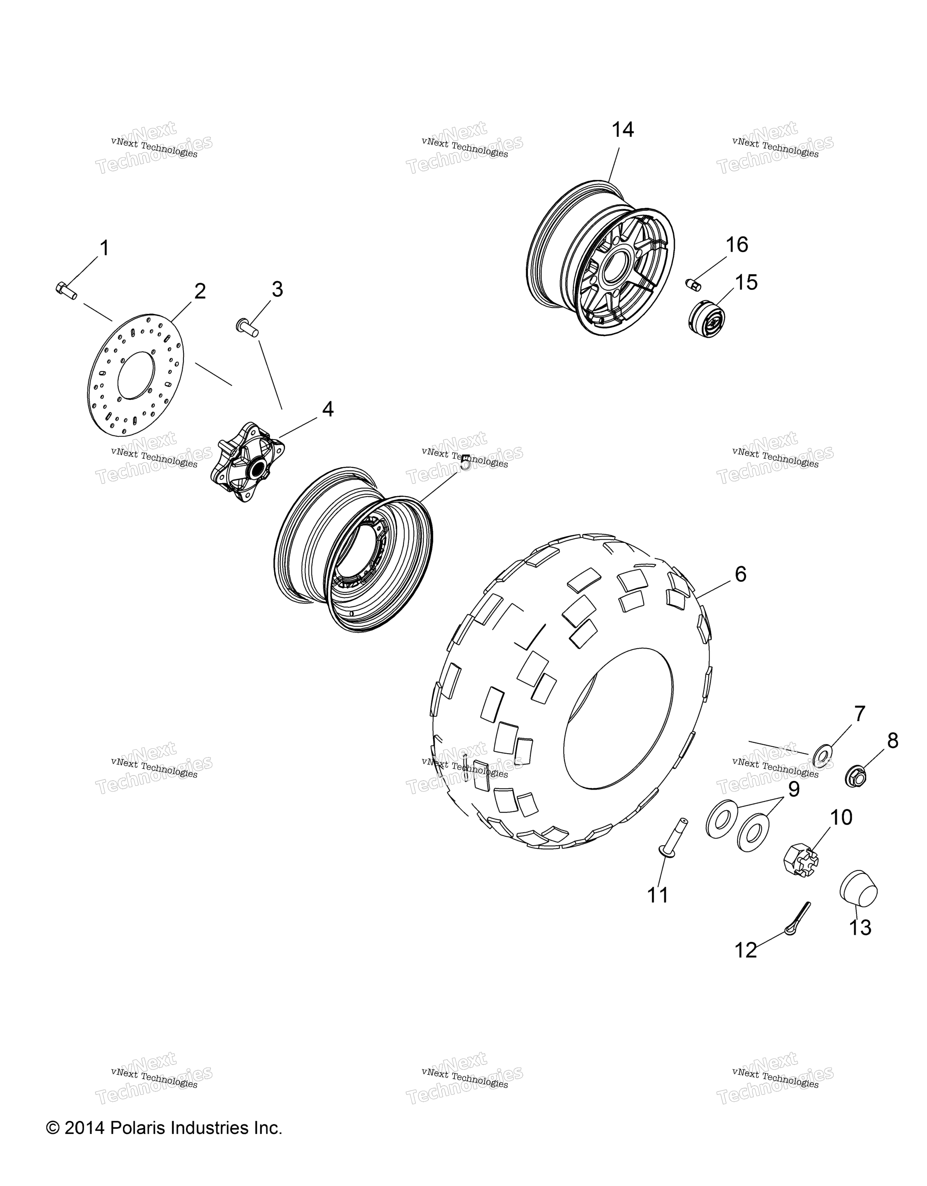 Колёса, задние R16rma57a1/A4/A9/L1/E57as/Ea9/Har