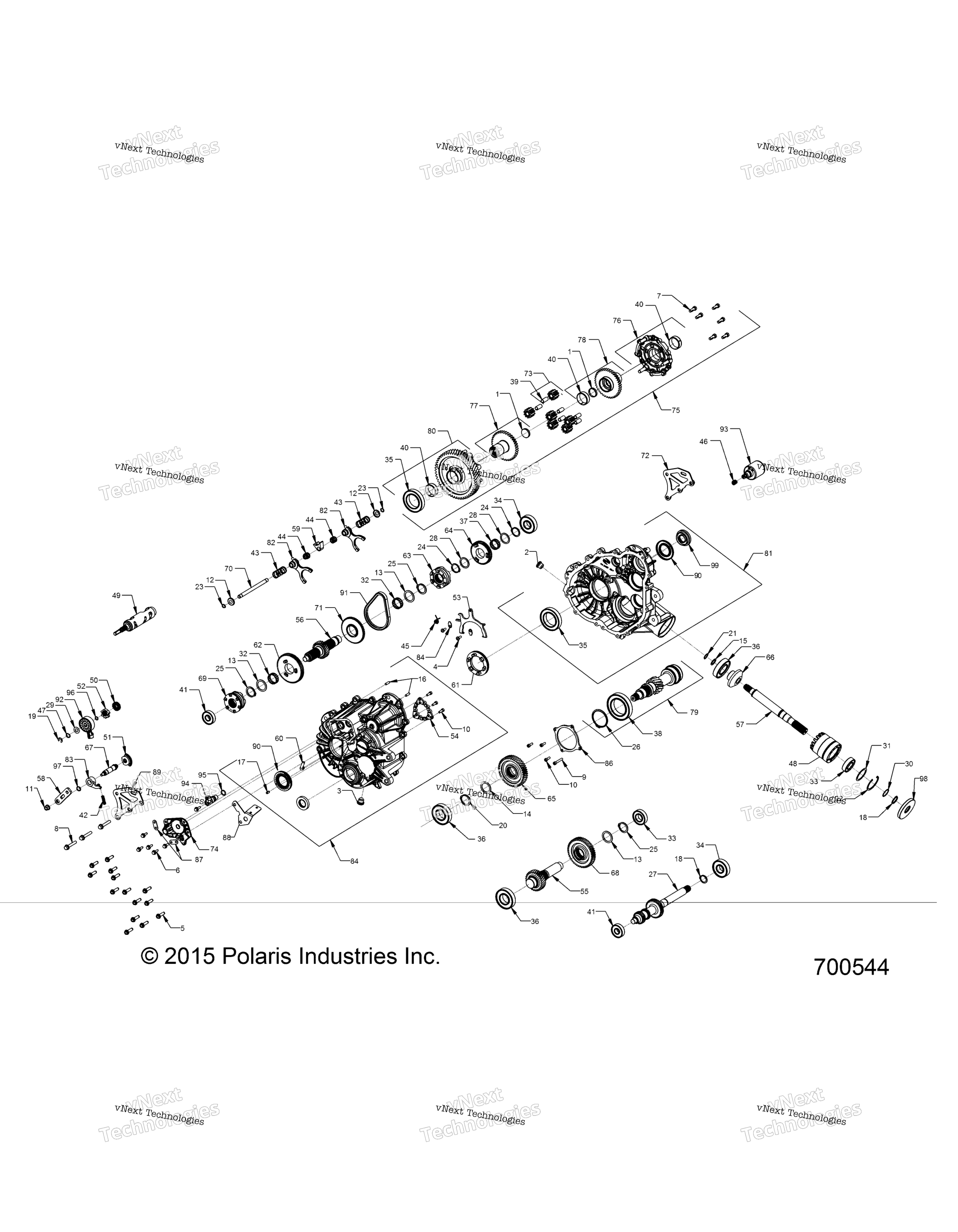 Трансмиссия, главный редуктор R16rma57n1