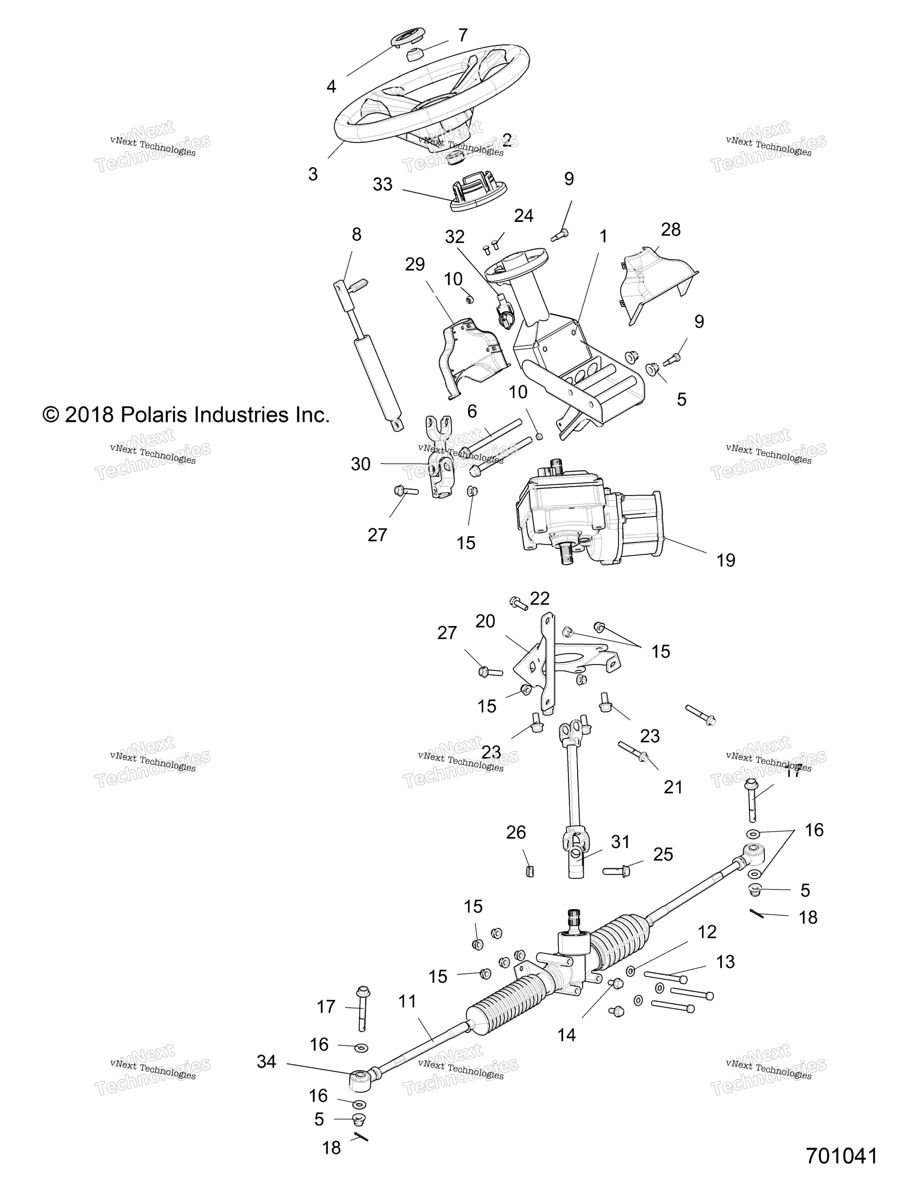 Steering, рулевое управление Asm. R16rme57fh / Sf1
